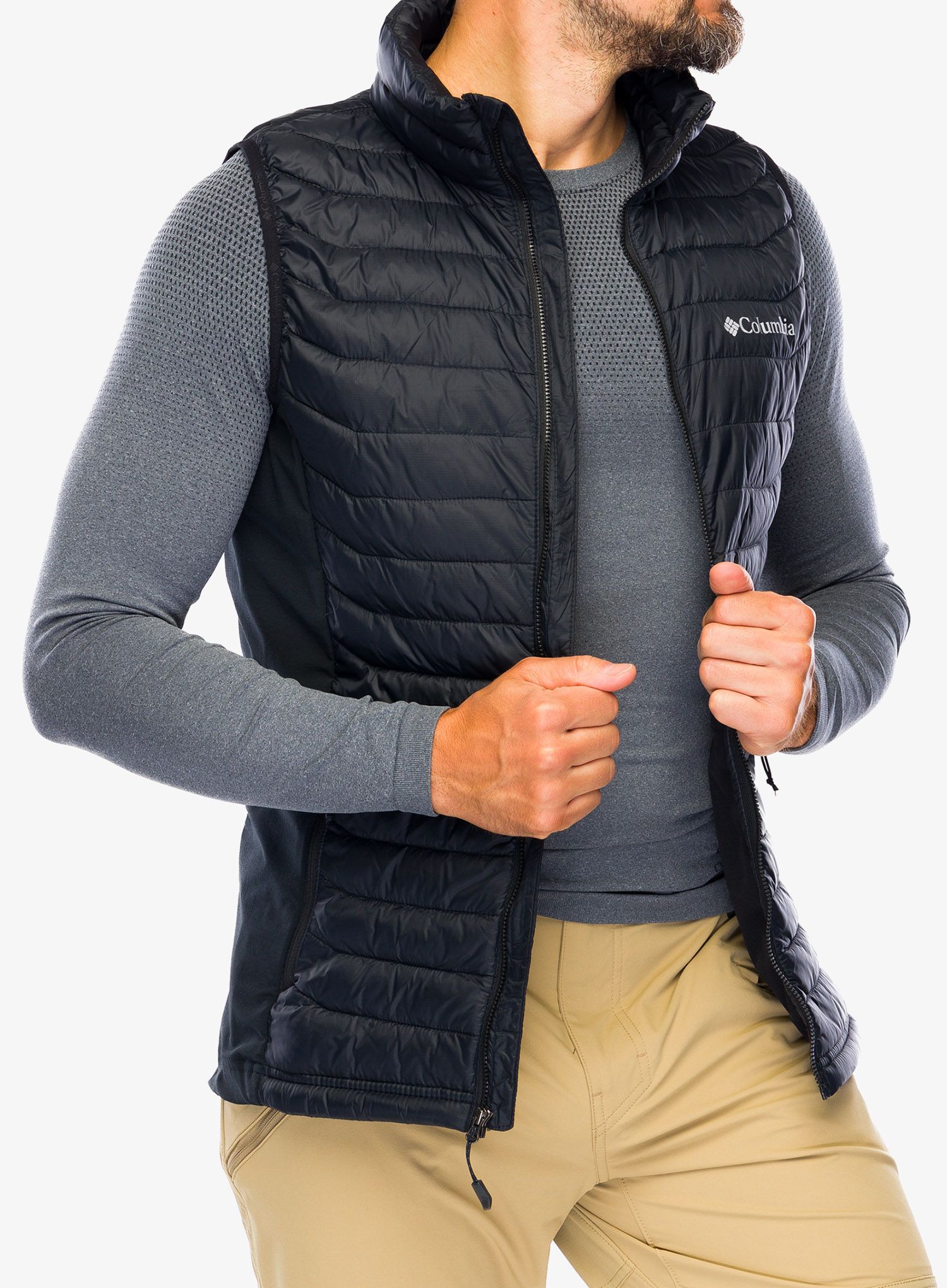 Moški brezrokavnik Columbia Powder Pass Vest - black