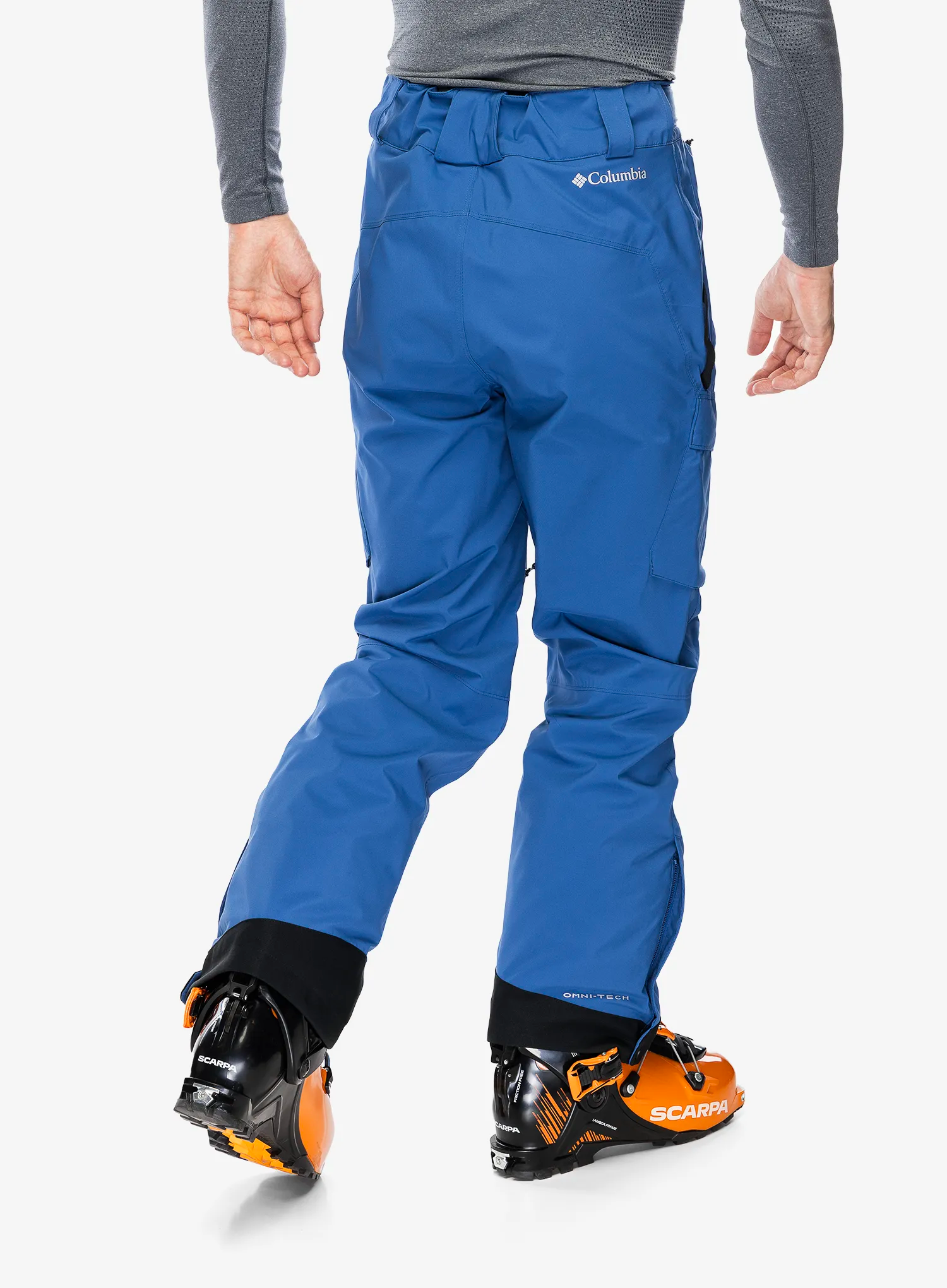 Smučarske hlače Columbia Powder Stash II Pant - mountain blue/black