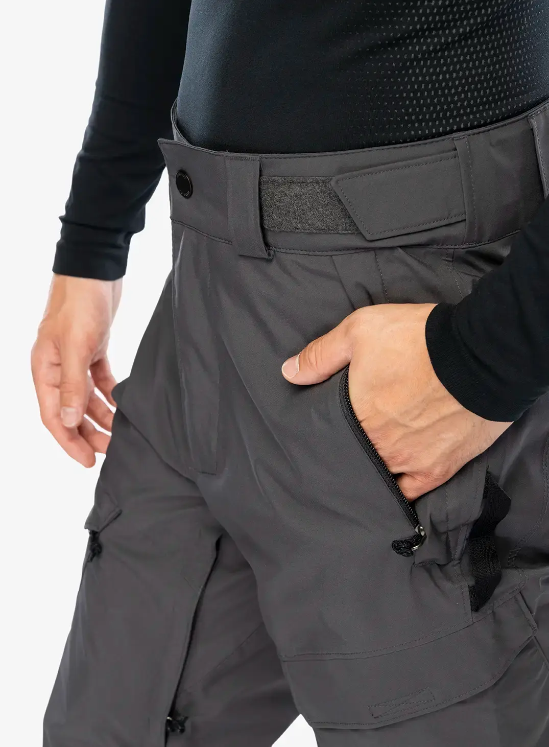 Smučarske hlače Columbia Powder Stash II Pant - shark/black