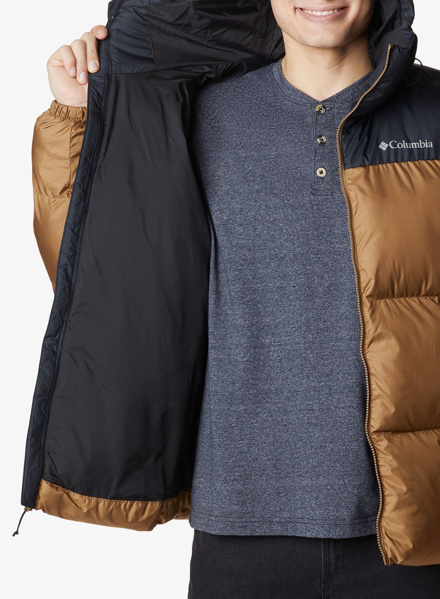 Sintetična jakna Columbia Puffect Hooded Jacket - delta/black
