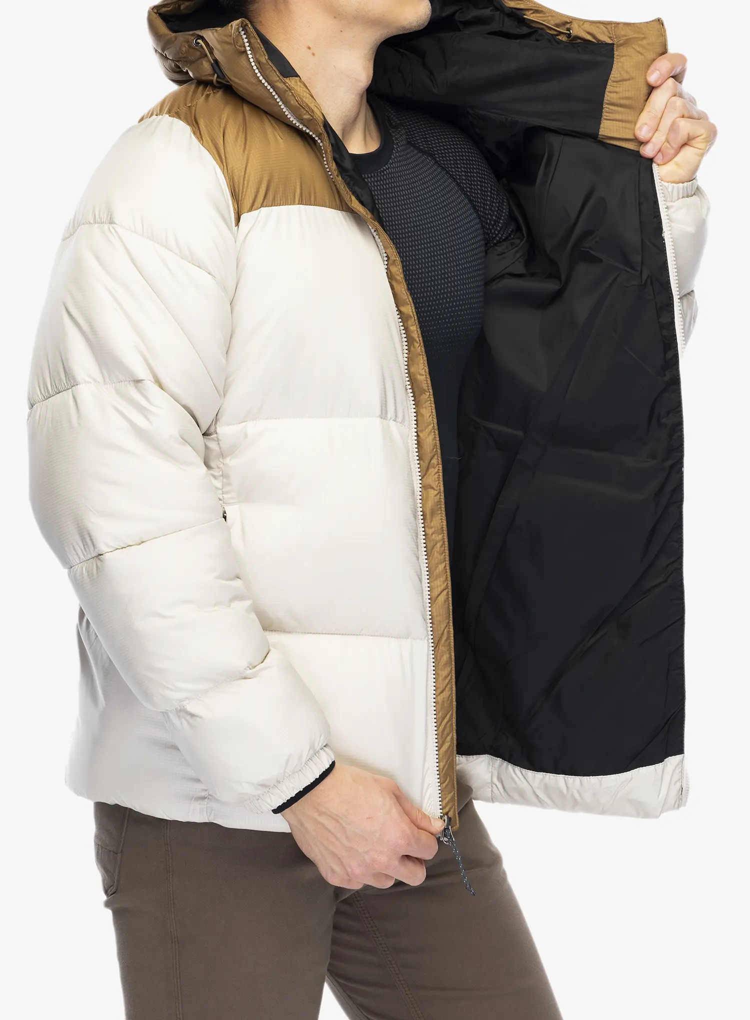 Zimska jakna Columbia Puffect II Hooded Jacket - dark stone/delta
