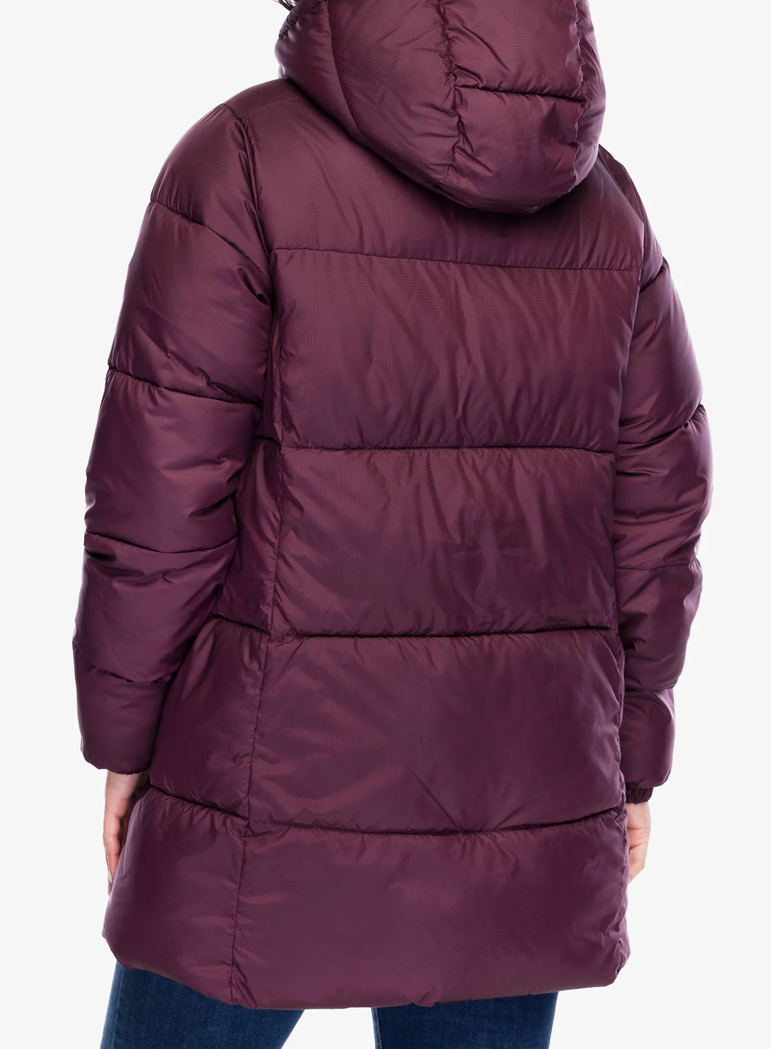 Ženski plašč Columbia Puffect II Mid Hooded Jacket - moonvista