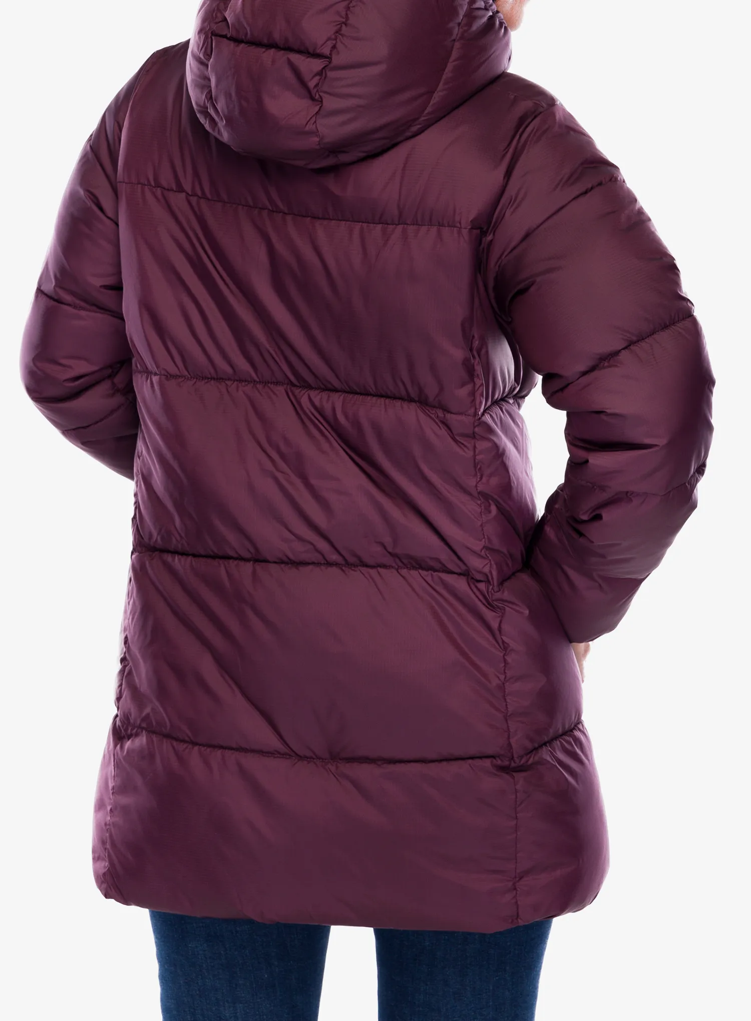 Ženski plašč Columbia Puffect II Mid Hooded Jacket - moonvista