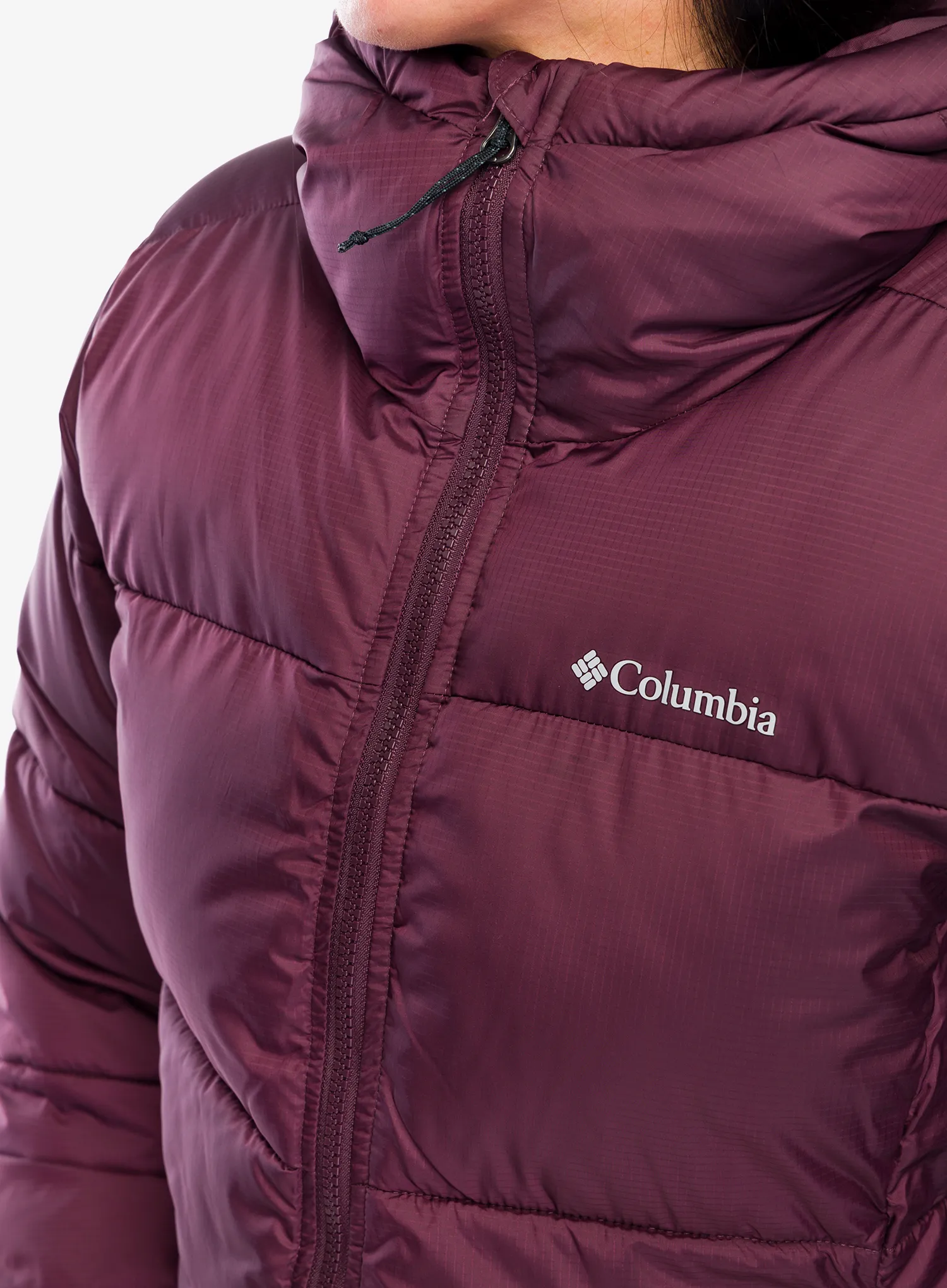 Ženski plašč Columbia Puffect II Mid Hooded Jacket - moonvista