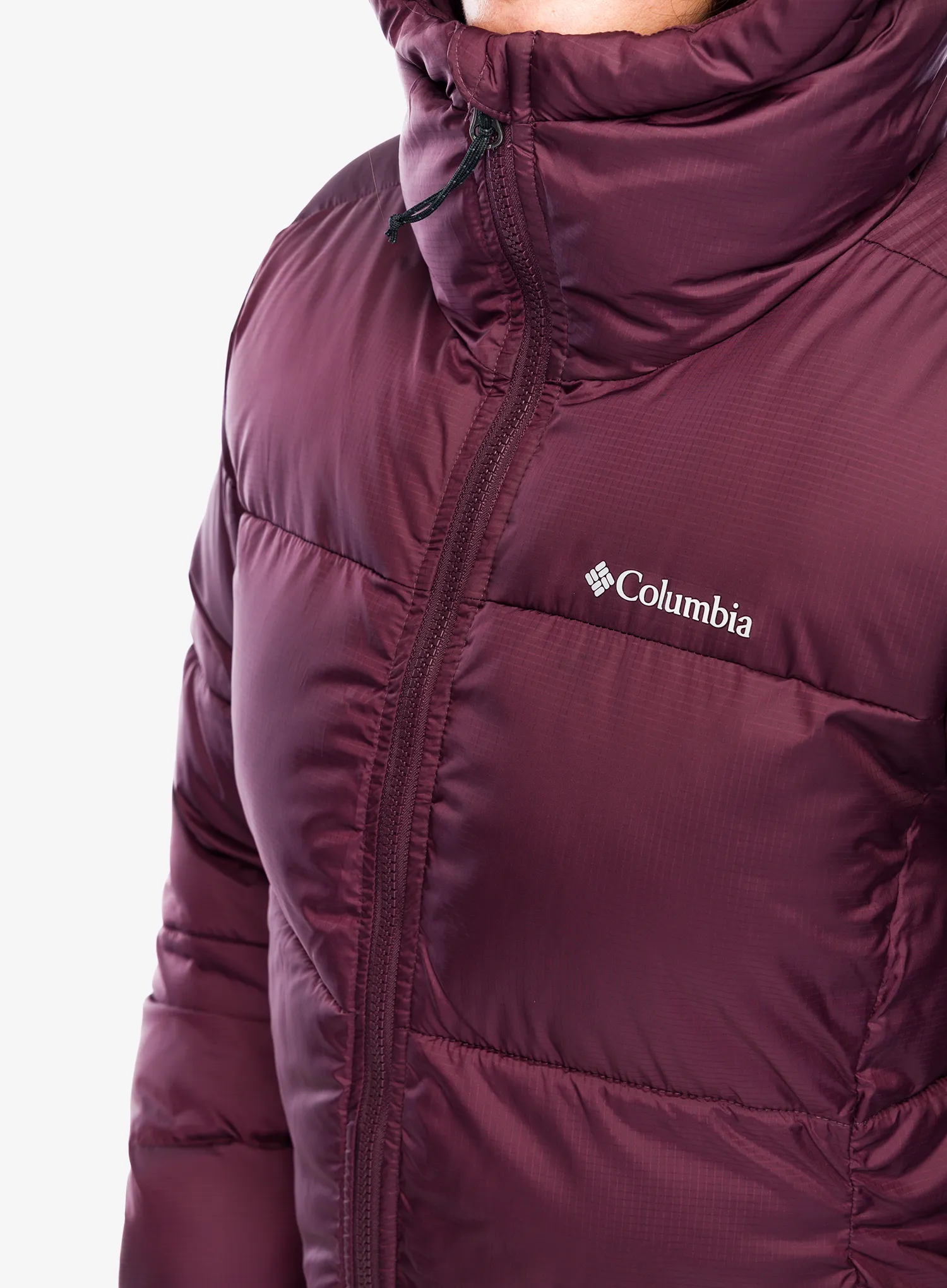 Ženski plašč Columbia Puffect II Mid Hooded Jacket - moonvista