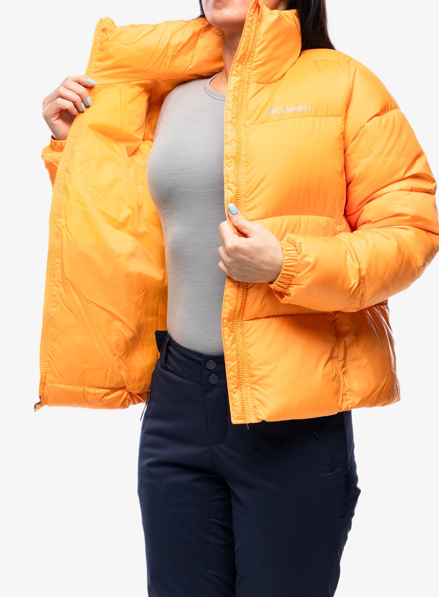 Ženska sintetična jakna Columbia Puffect Jacket - sunset peach