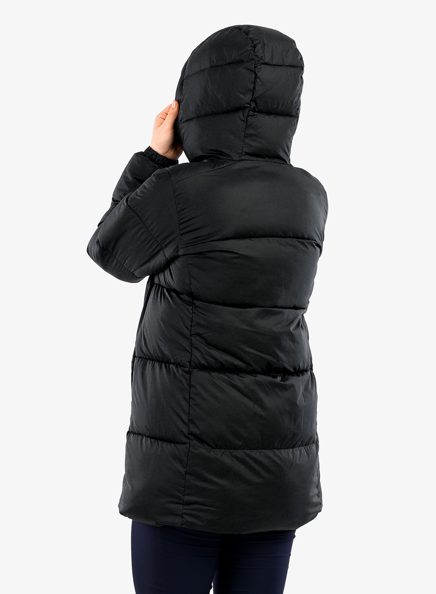 Ženski plašč Columbia Puffect Mid Hooded Jacket - black