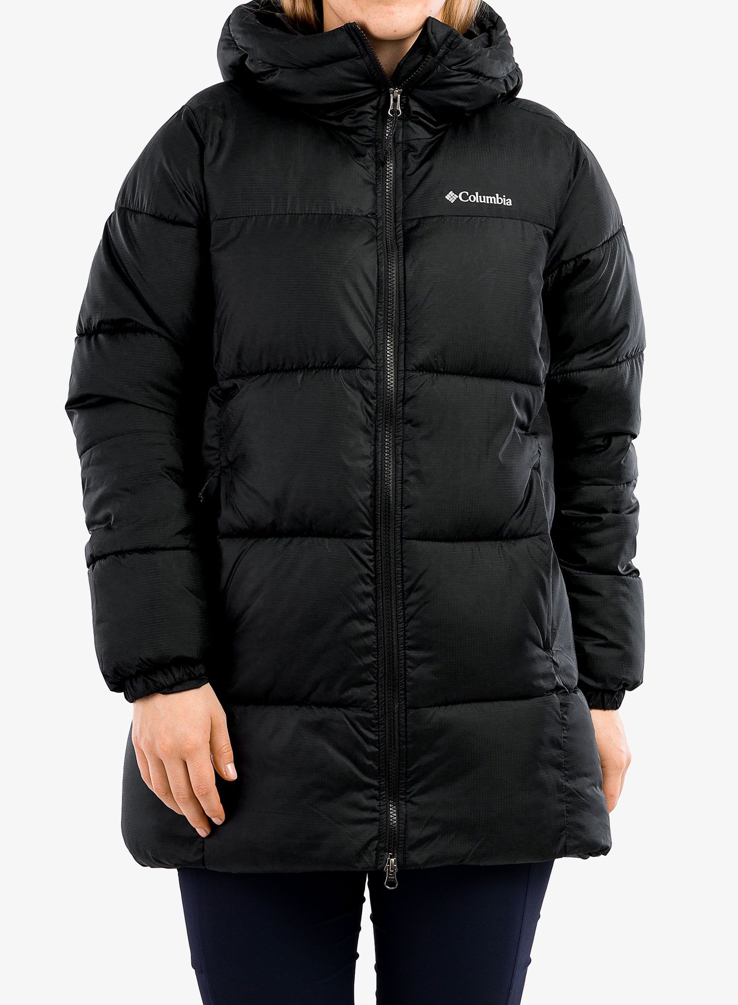 Ženski plašč Columbia Puffect Mid Hooded Jacket - black