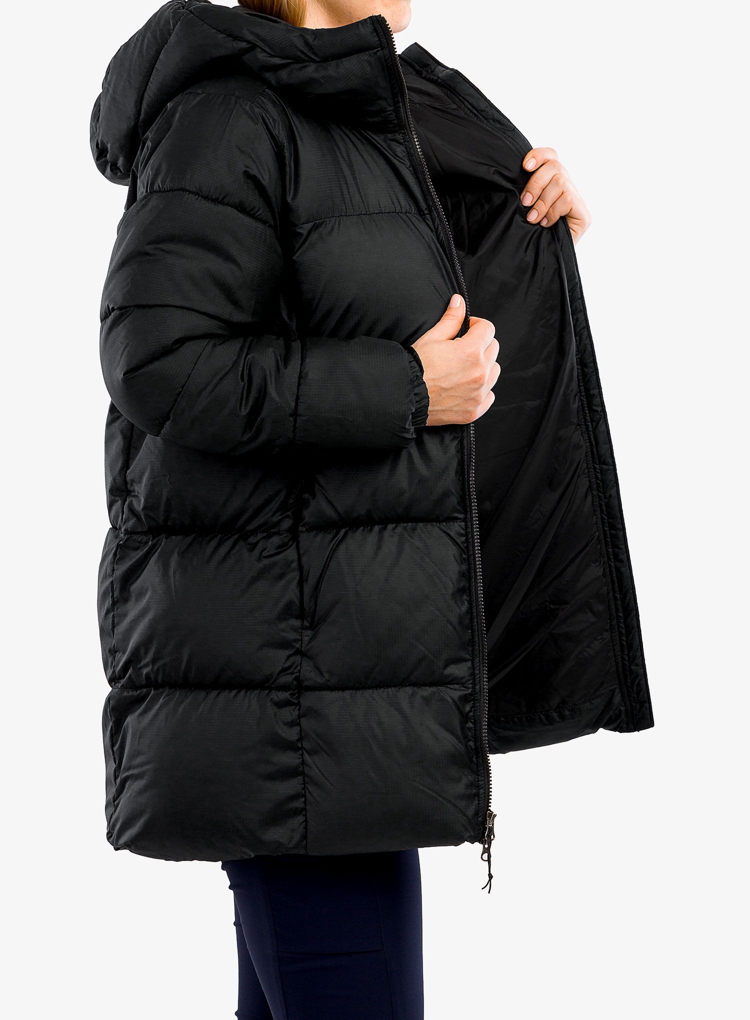 Ženski plašč Columbia Puffect Mid Hooded Jacket - black