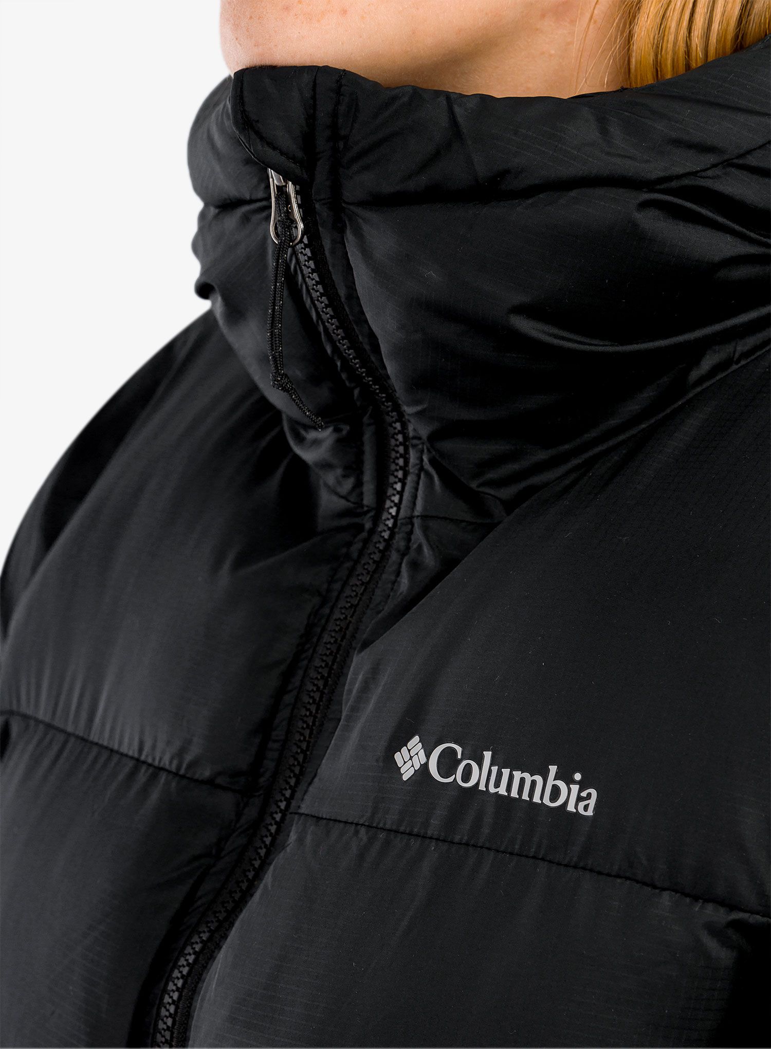 Ženski plašč Columbia Puffect Mid Hooded Jacket - black