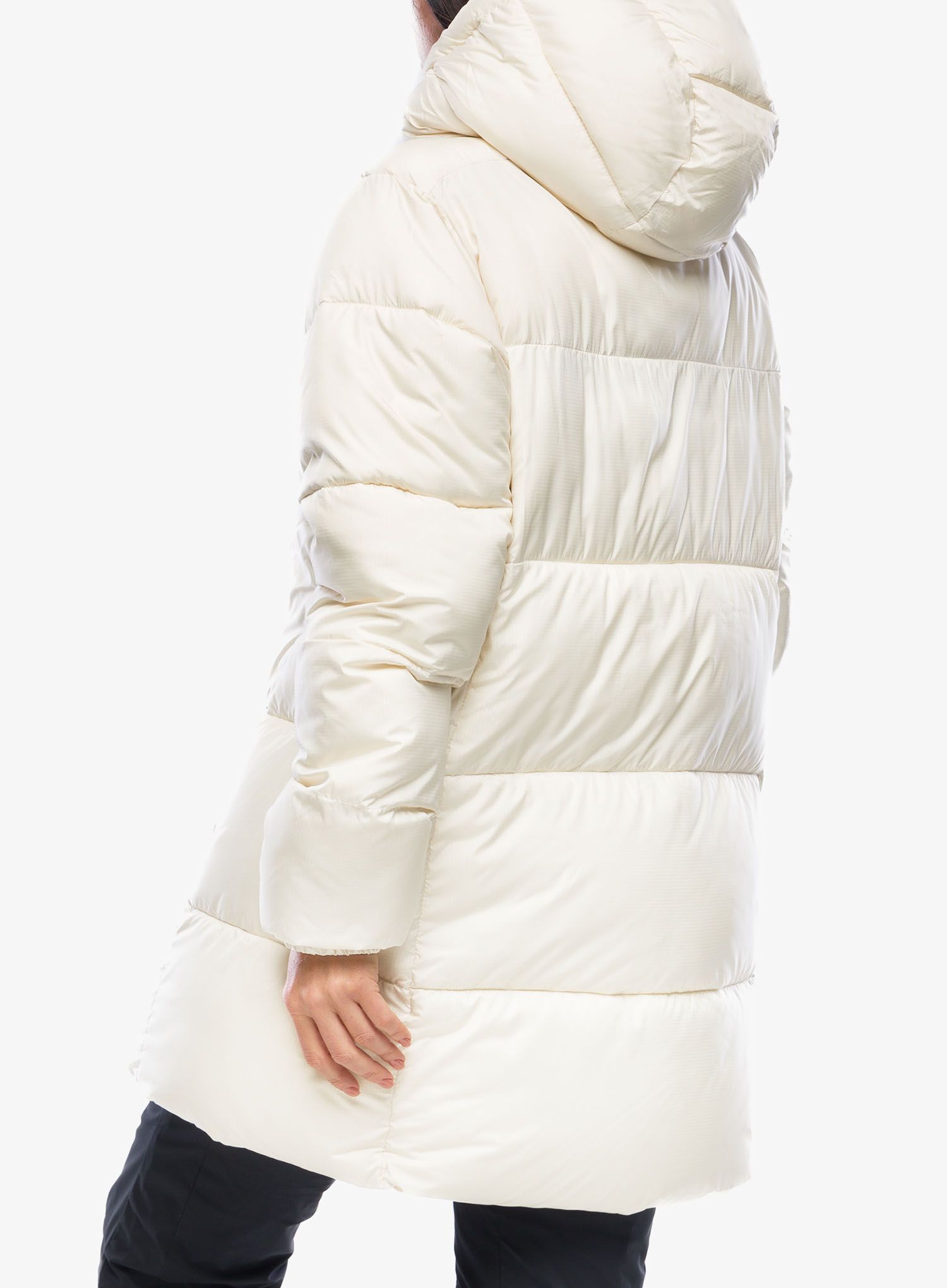 Ženski plašč Columbia Puffect Mid Hooded Jacket - chalk