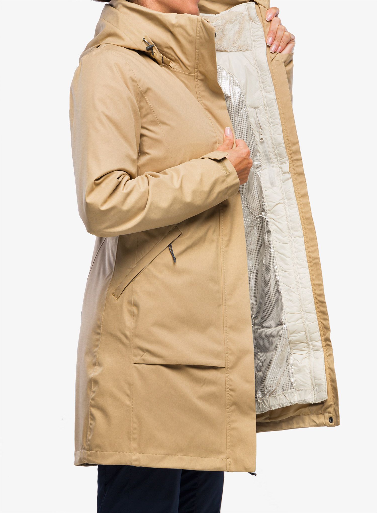 Ženska jakna 3v1 Columbia Pulaski Interchange Jacket - beach/dark stone