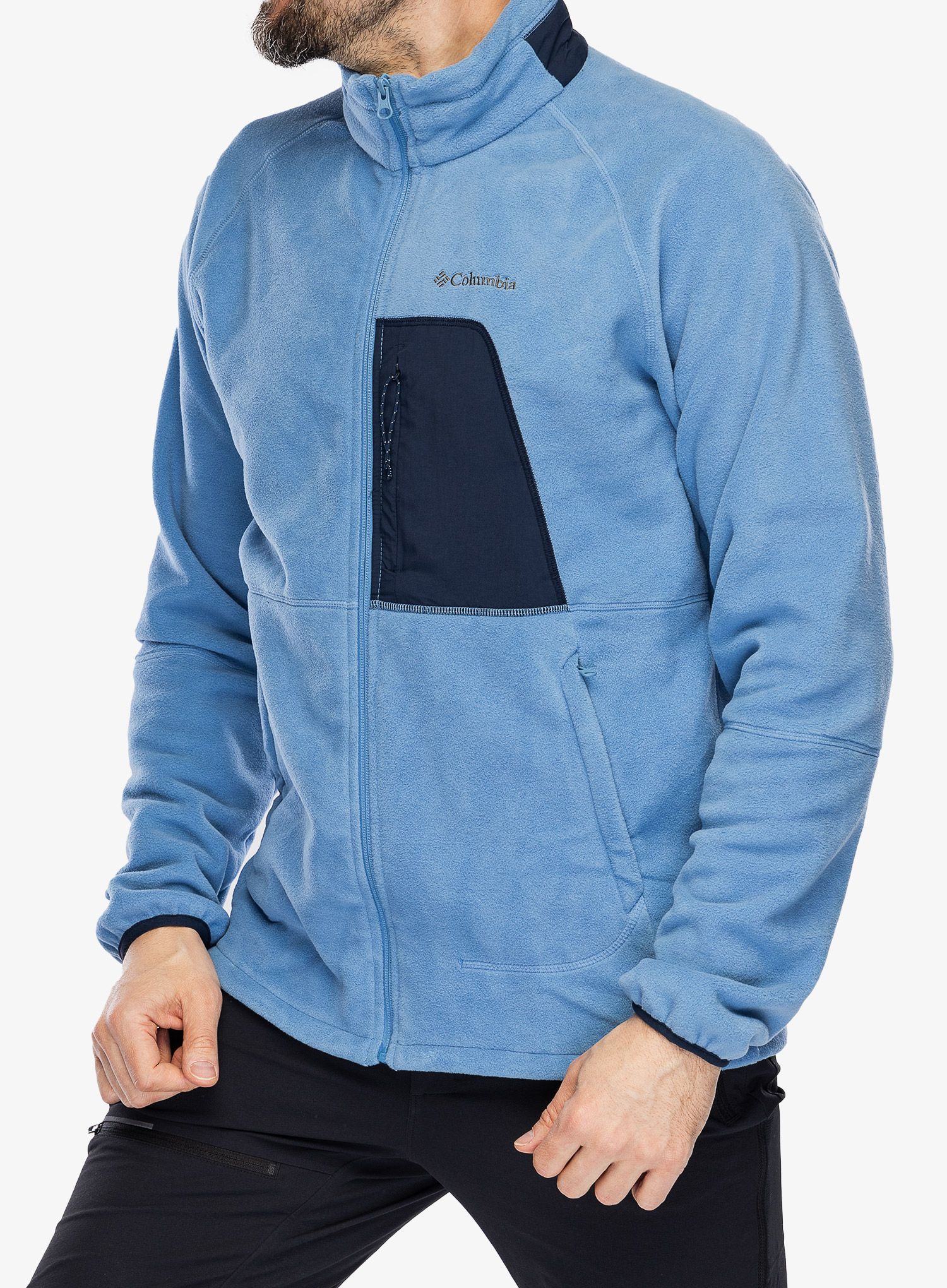 Jopica na zadrgo Columbia Rapid Expedition Full Zip Fleece - skyler/collegiate navy