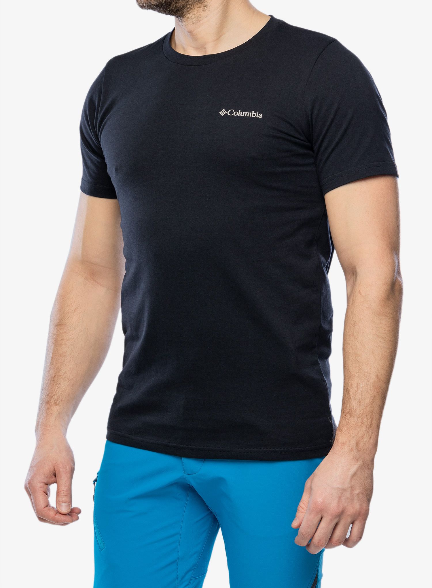Majica s potiskom Columbia Rapid Ridge Back Graphic Tee II - black/rocky road