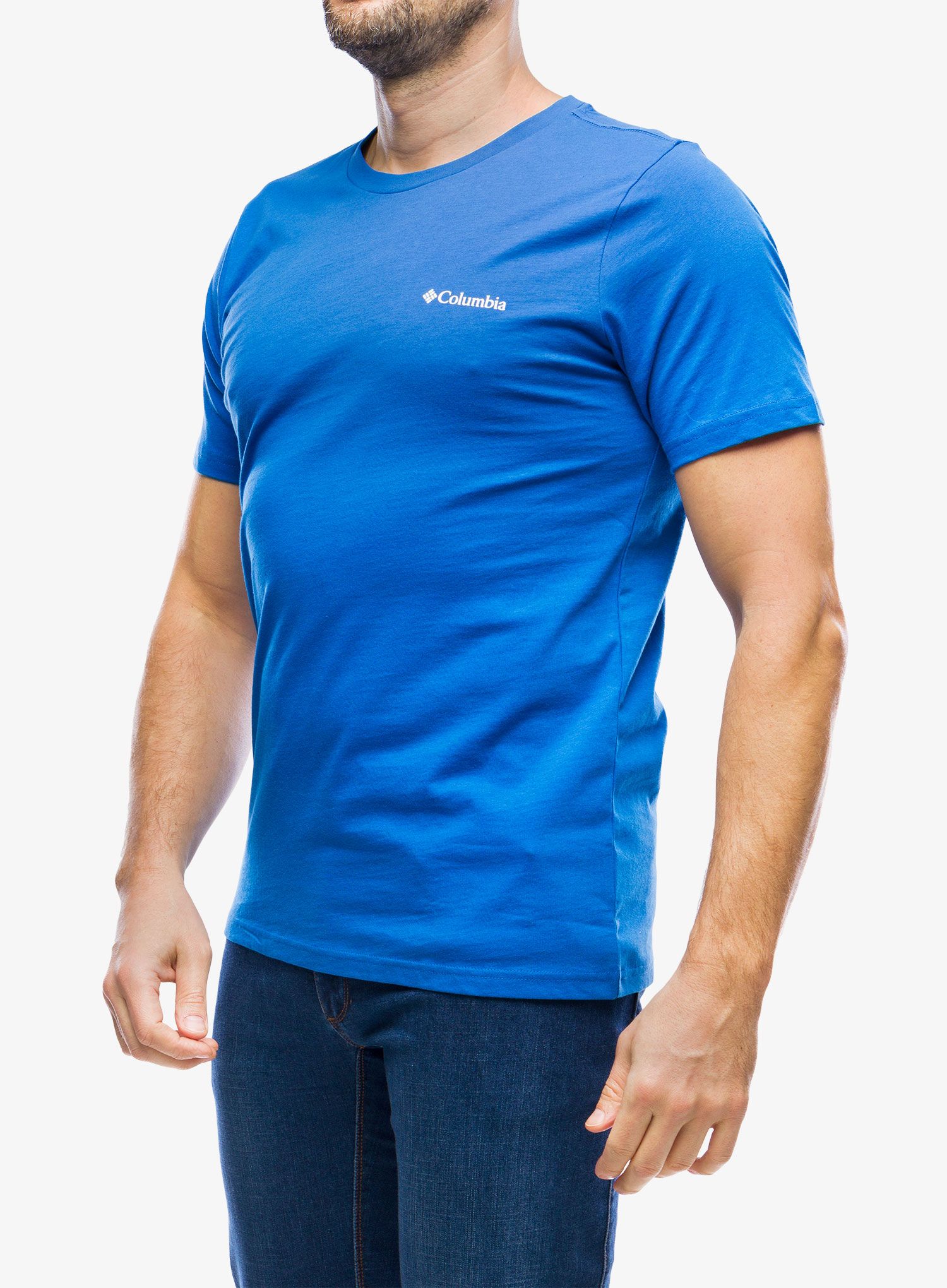 Bombažna majica Columbia Rapid Ridge Back Graphic Tee II - bright indigo