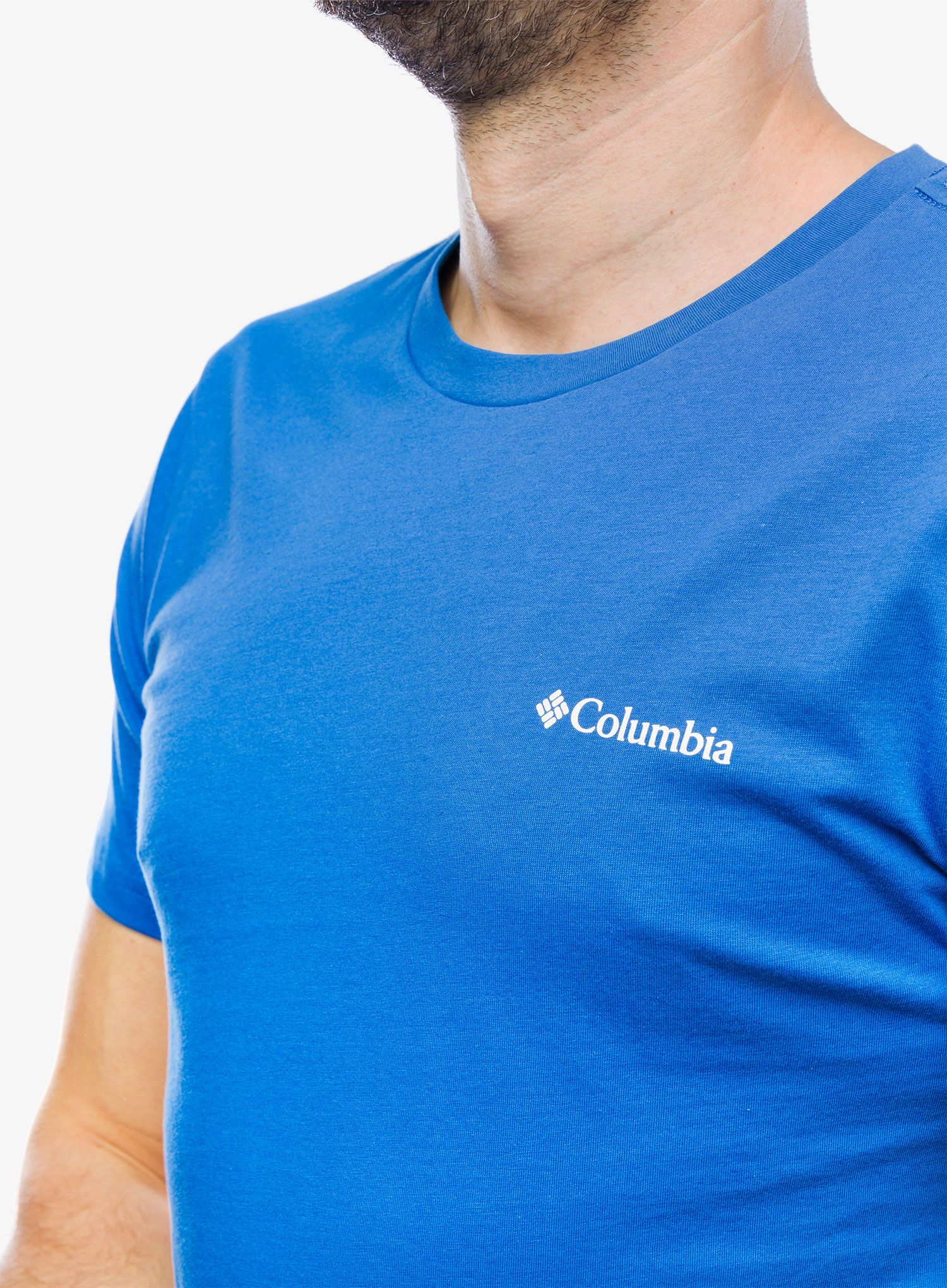 Bombažna majica Columbia Rapid Ridge Back Graphic Tee II - bright indigo