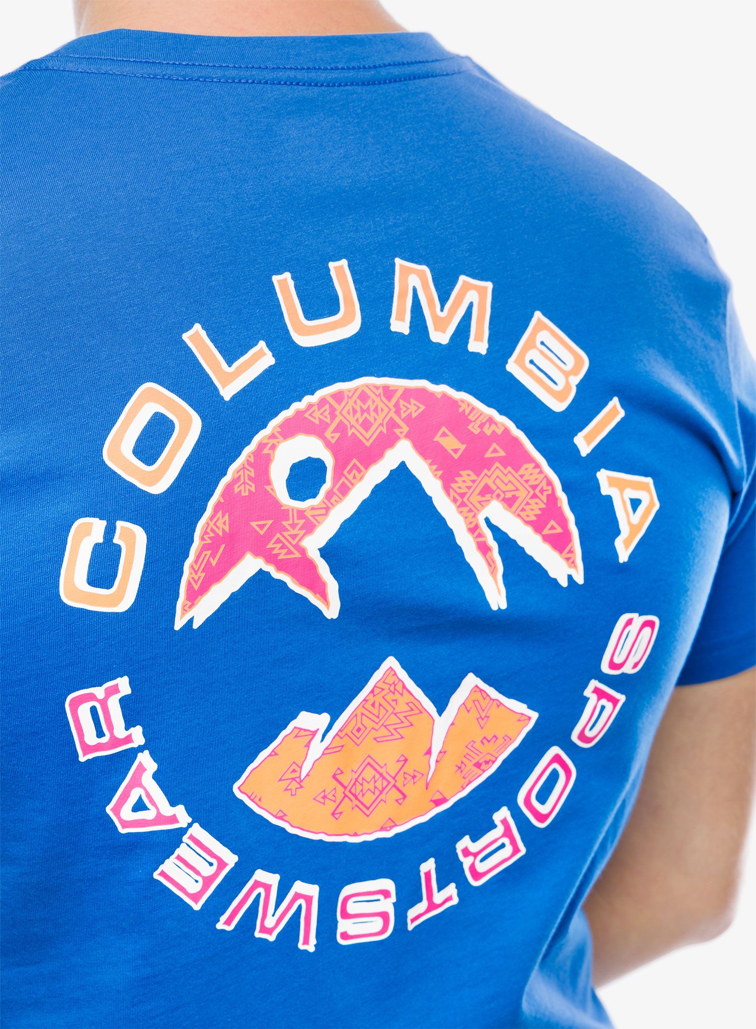 Bombažna majica Columbia Rapid Ridge Back Graphic Tee II - bright indigo