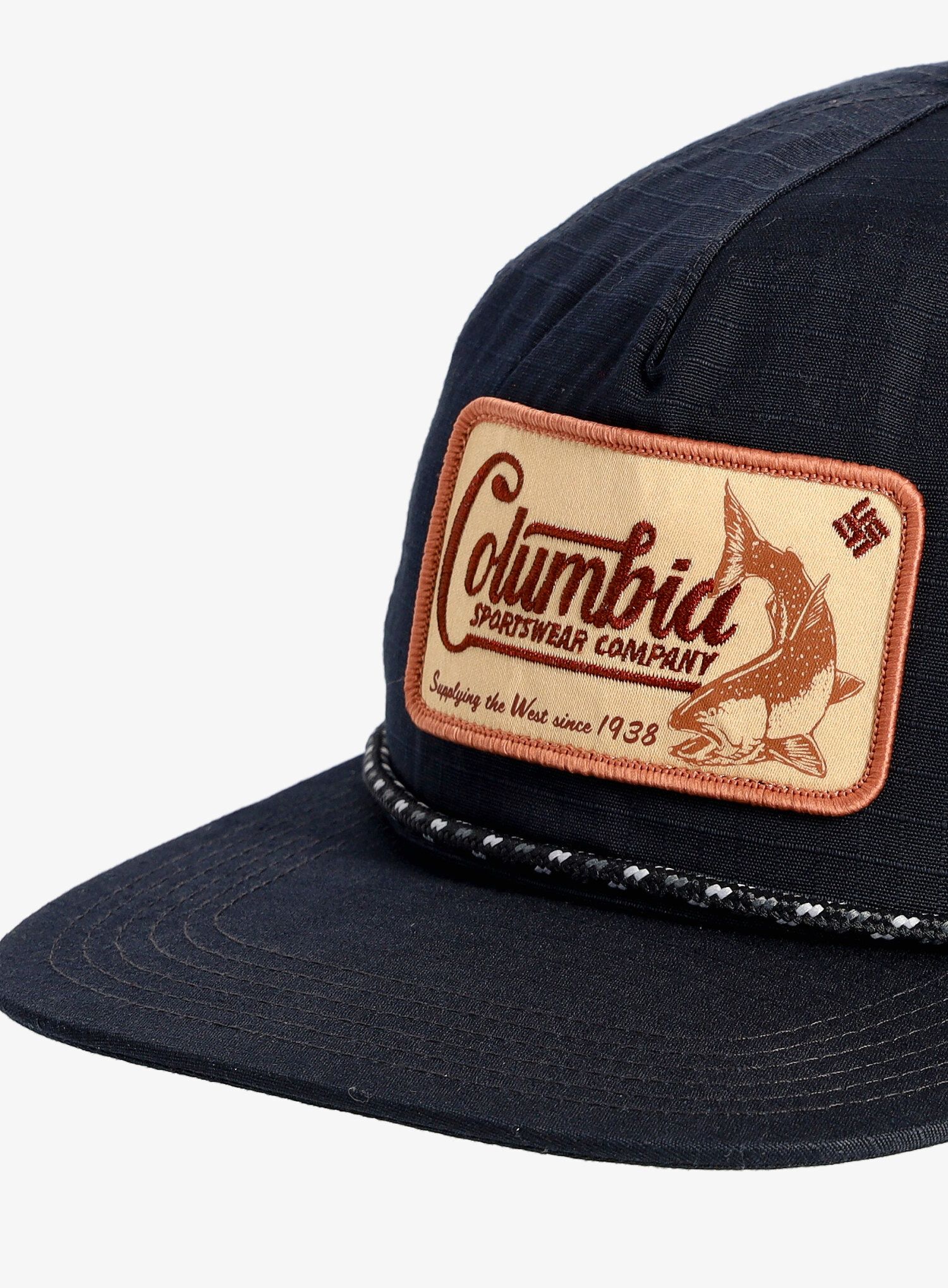 Kapa s šiltom Columbia Ratchet Strap Snap Back - black/west fish
