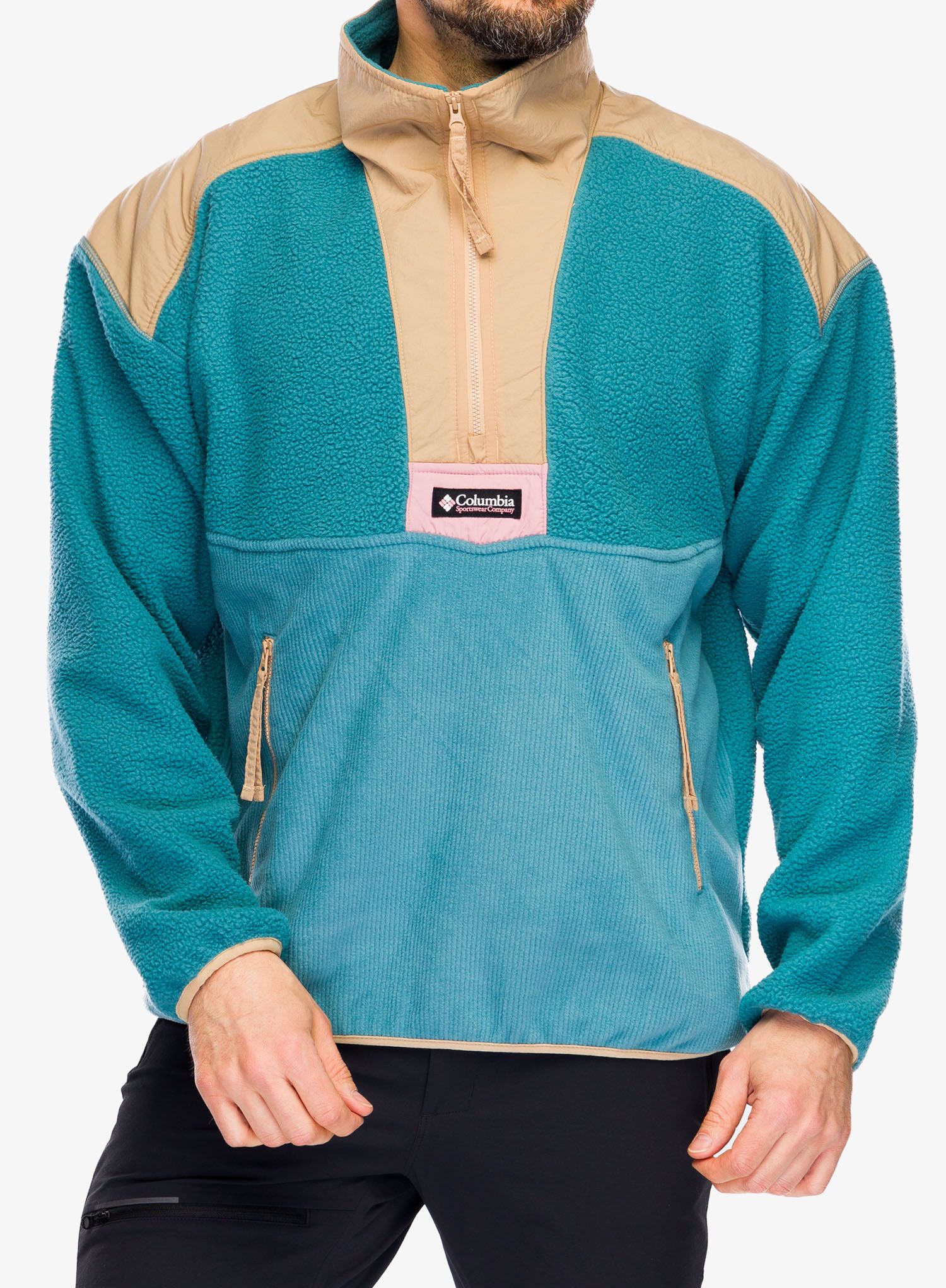 Flis Columbia Riptide Fleece - cloudburst/canoe/salmon rose