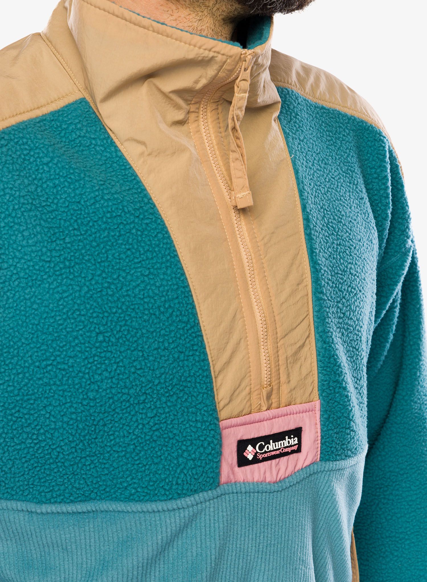 Flis Columbia Riptide Fleece - cloudburst/canoe/salmon rose