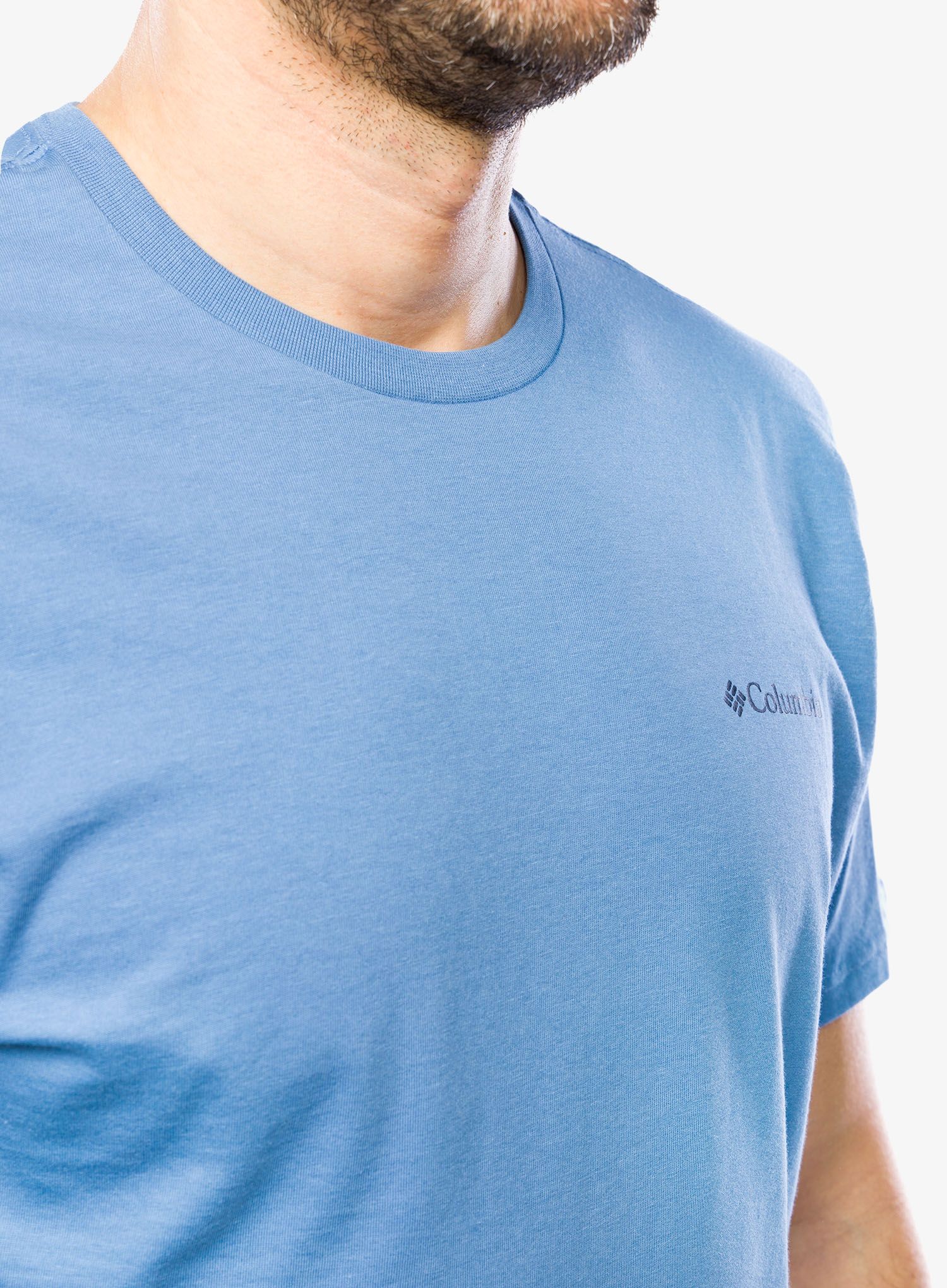 Majica s potiskom Columbia Rockaway River Back Graphic S/S Tee - skyler/rocky road