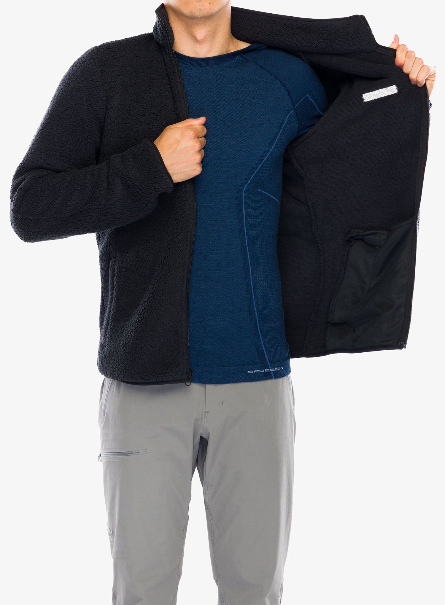 Flis Columbia Rugged Ridge III Sherpa Full Zip - black/black