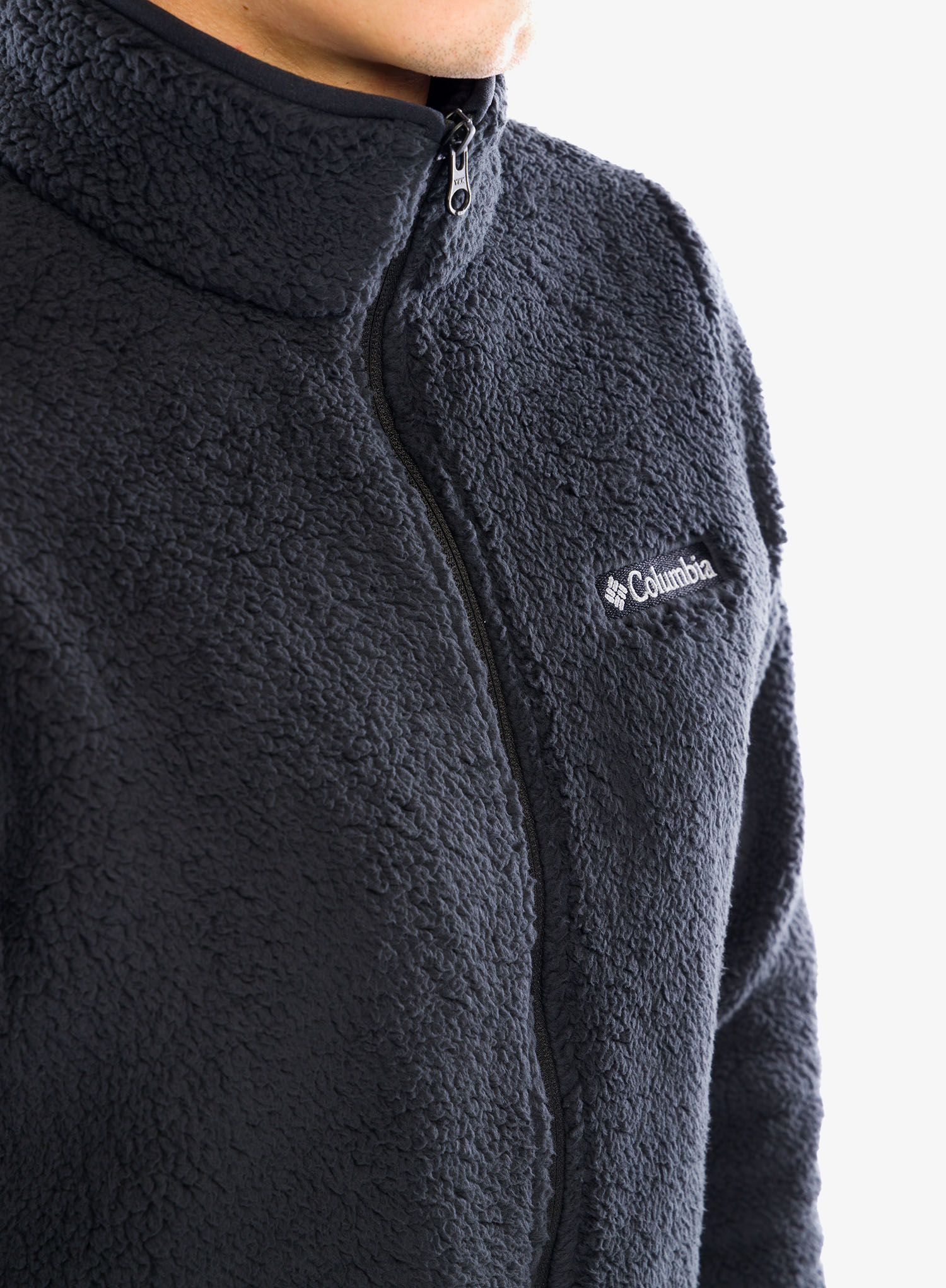 Flis Columbia Rugged Ridge III Sherpa Full Zip - black/black