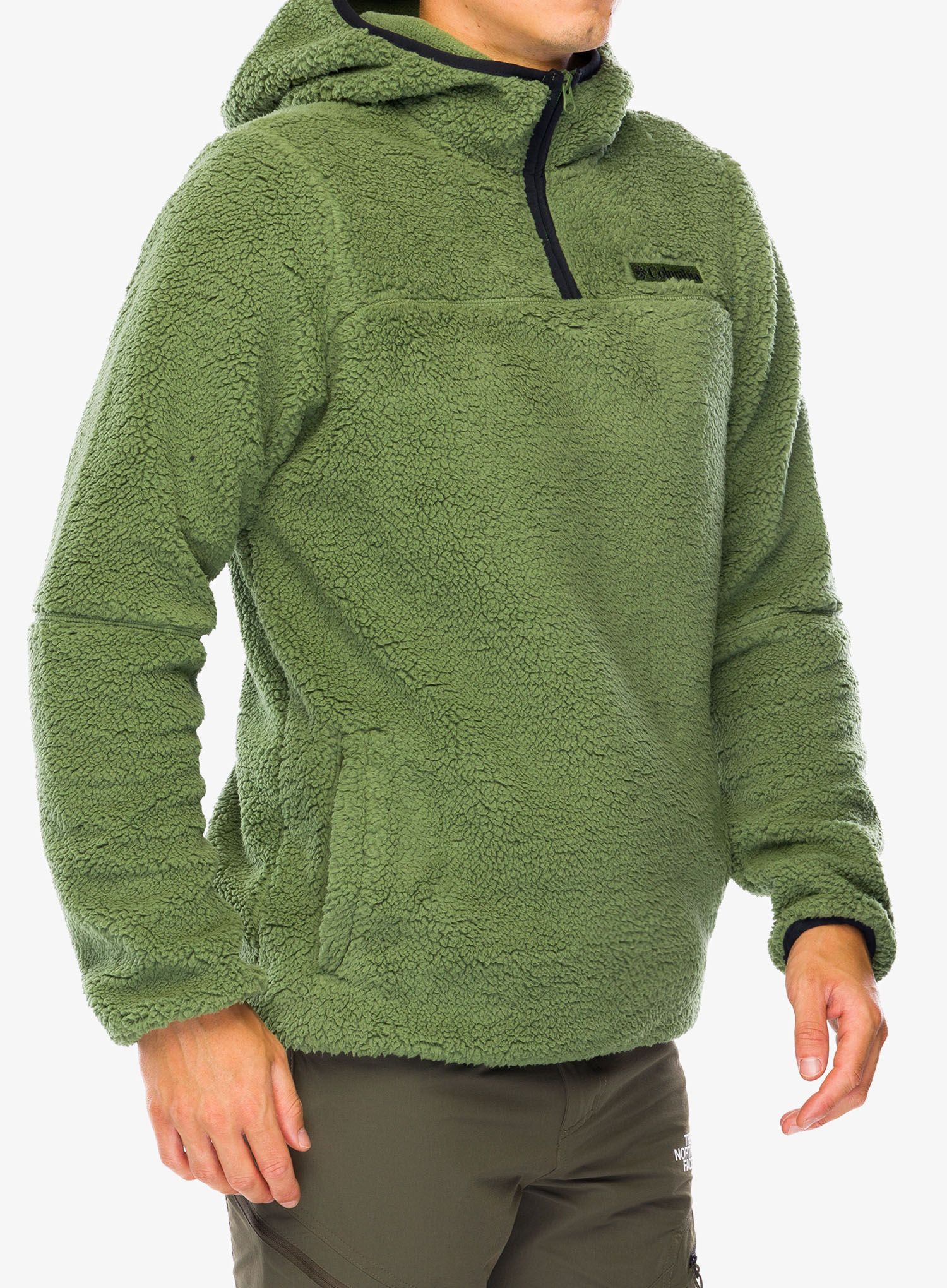Jopica s kapuco Columbia Rugged Ridge III Sherpa Pullover Hoodie - canteen