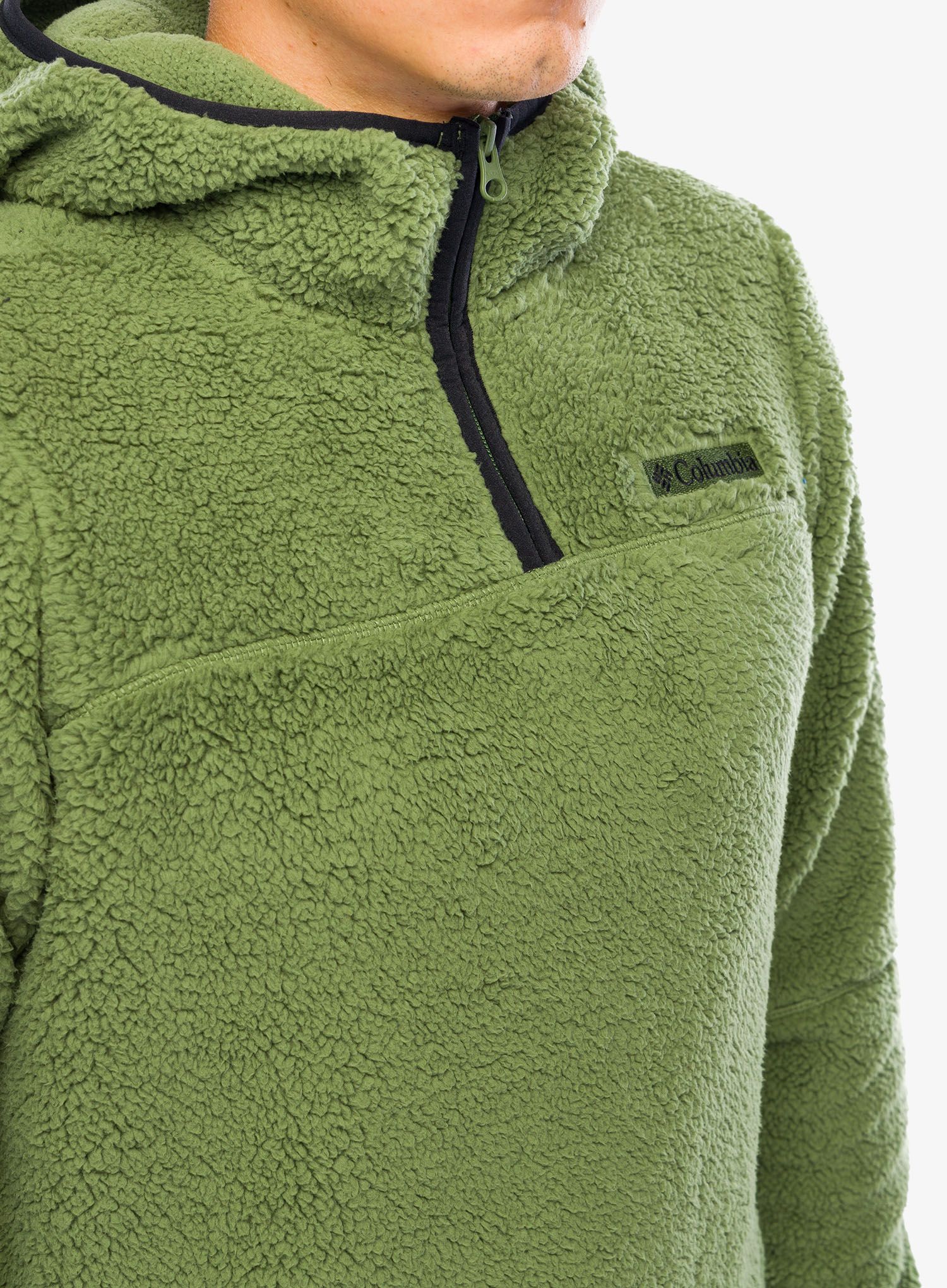 Jopica s kapuco Columbia Rugged Ridge III Sherpa Pullover Hoodie - canteen