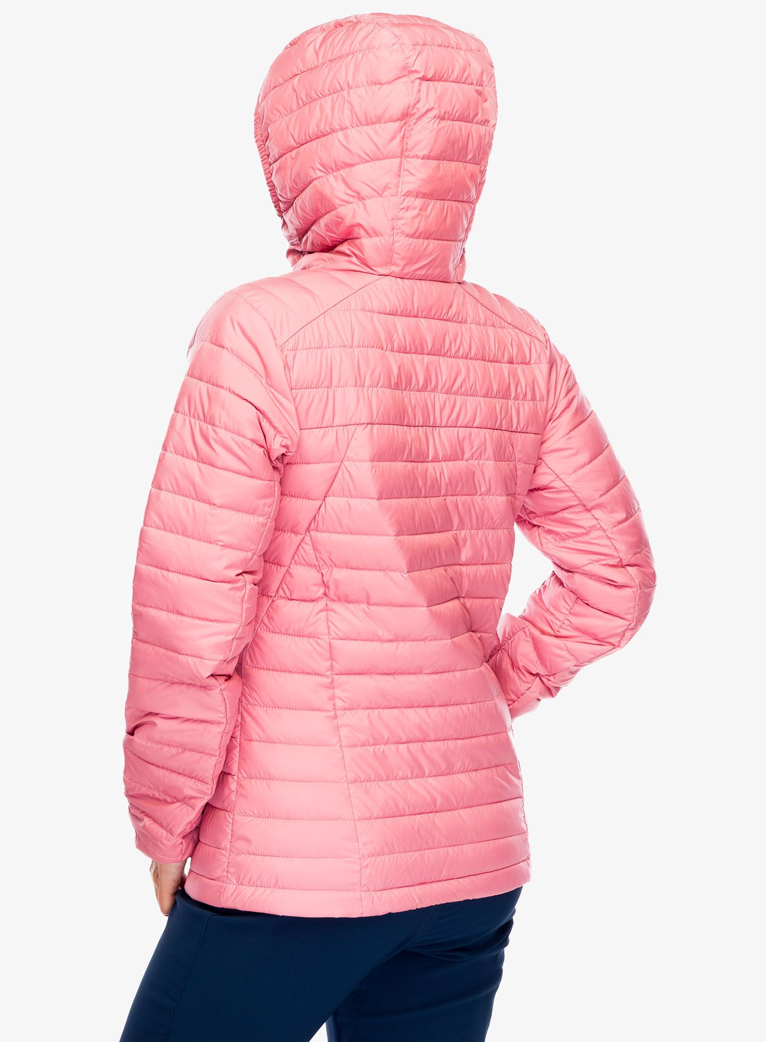 Ženska sintetična jakna Columbia Silver Falls II Hooded Jacket - pink agave