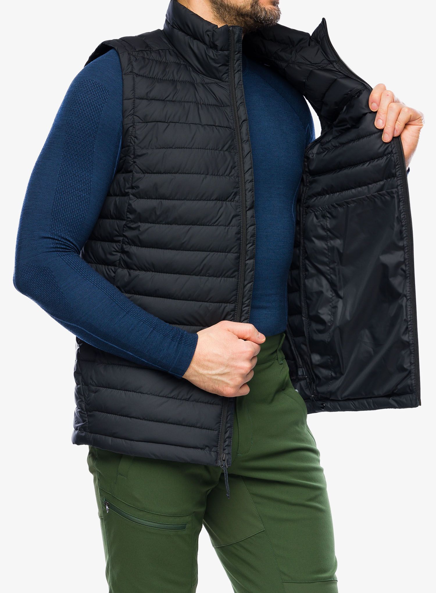Podložen brezrokavnik Columbia Silver Falls Vest - black