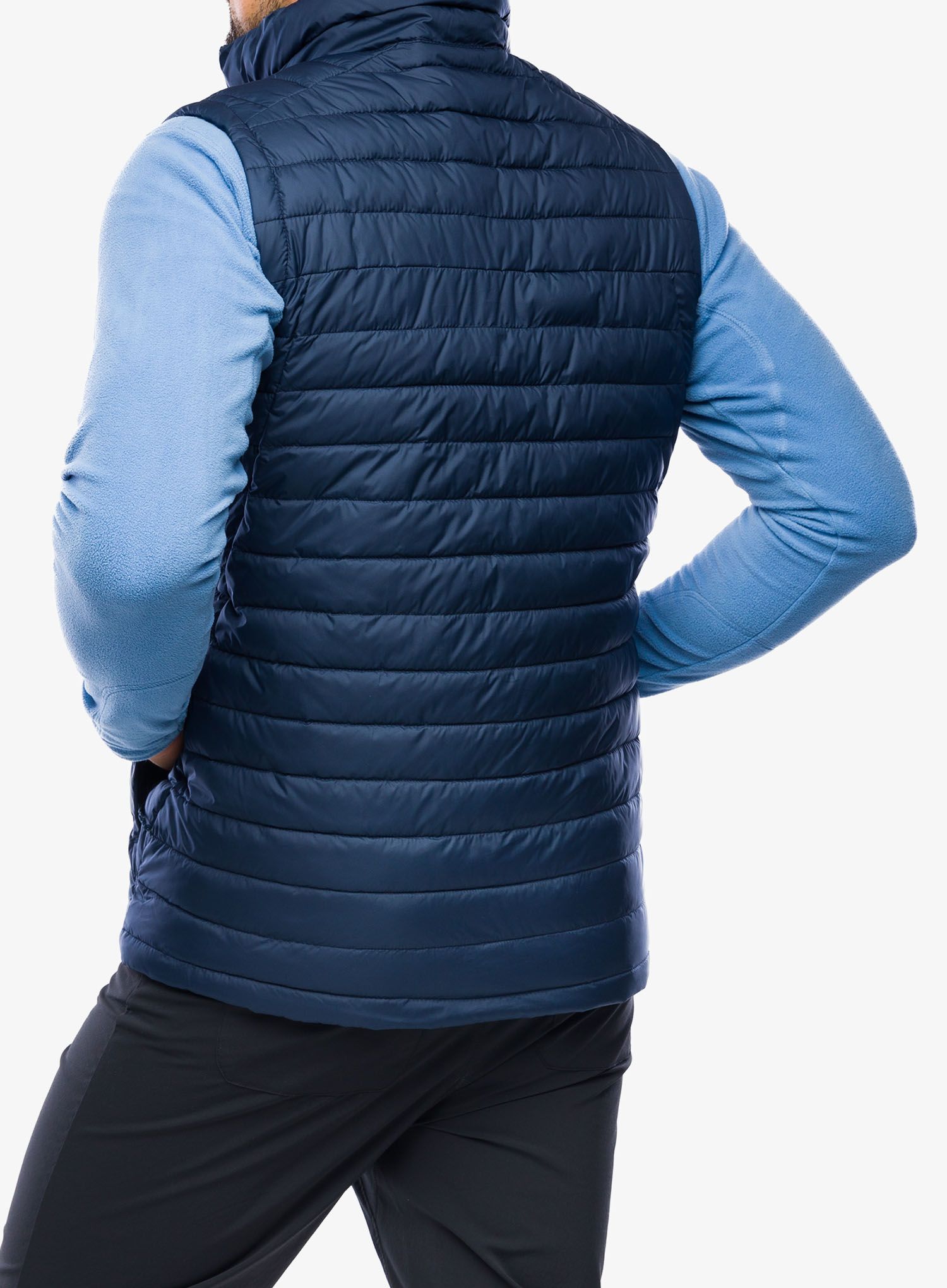 Podložen brezrokavnik Columbia Silver Falls Vest - collegiate navy
