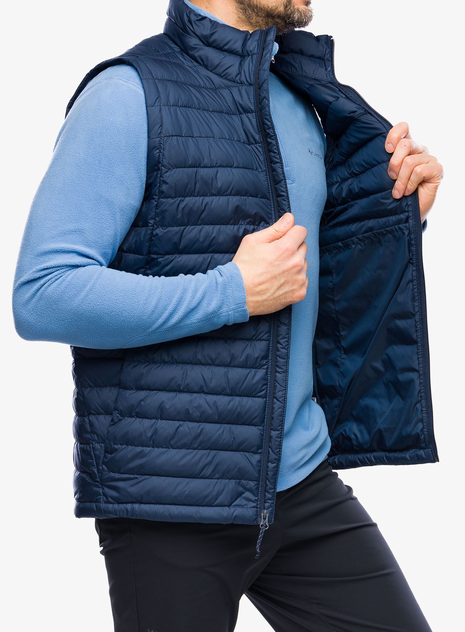 Podložen brezrokavnik Columbia Silver Falls Vest - collegiate navy