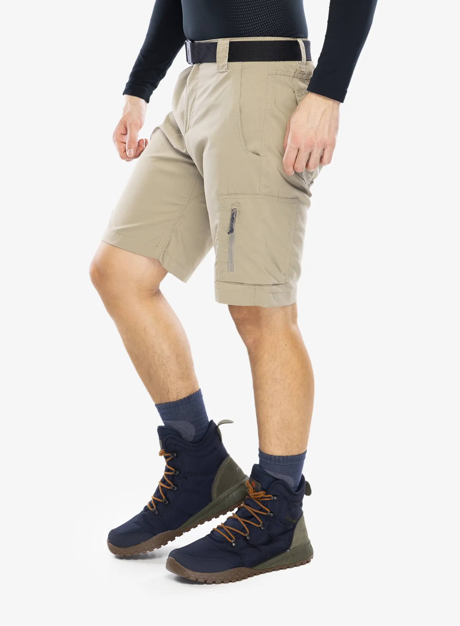 Pohodniške kratke hlače Columbia Silver Ridge Utility Cargo Short - tusk