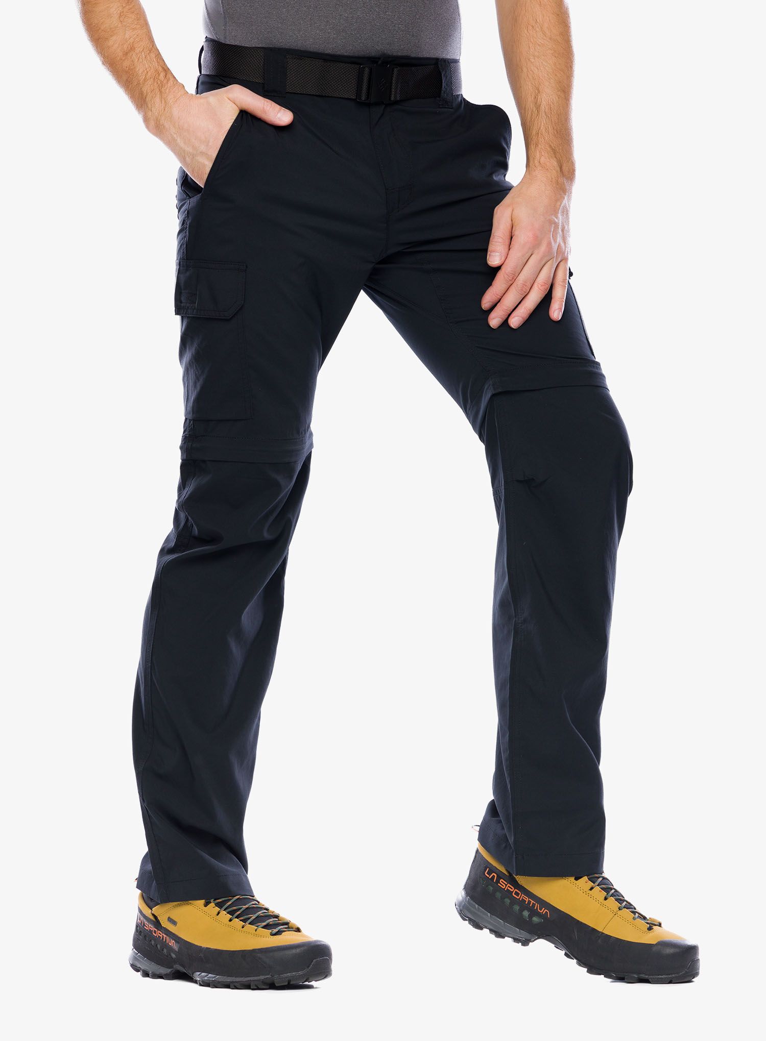 Pohodne hlače Columbia Silver Ridge Utility Convertible Pant - black