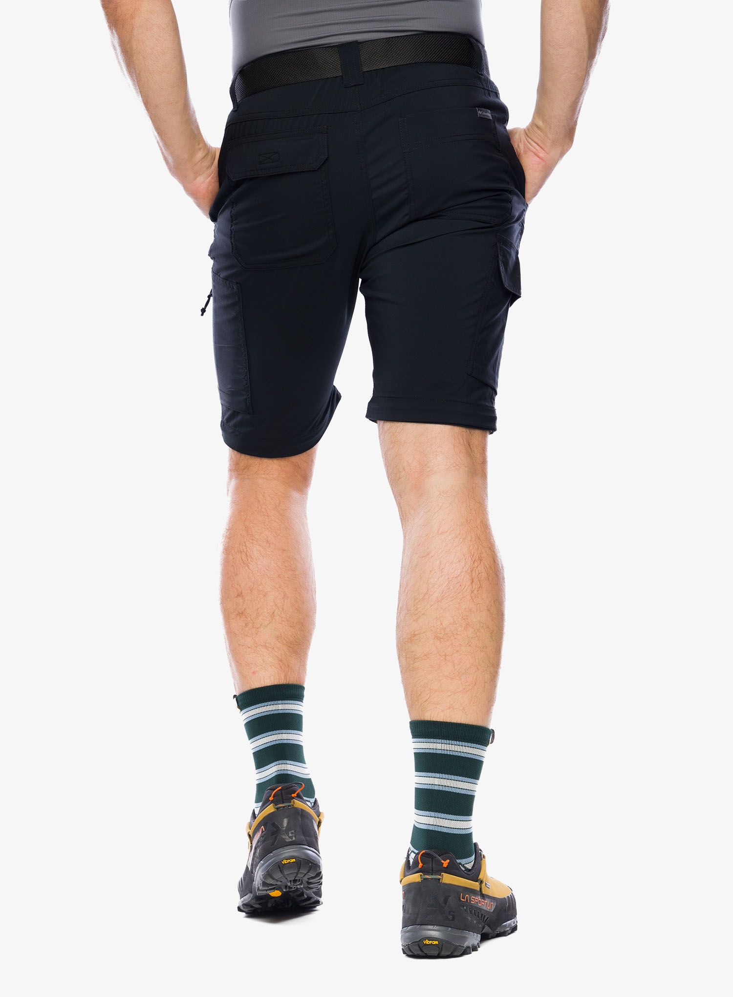 Pohodne hlače Columbia Silver Ridge Utility Convertible Pant - black