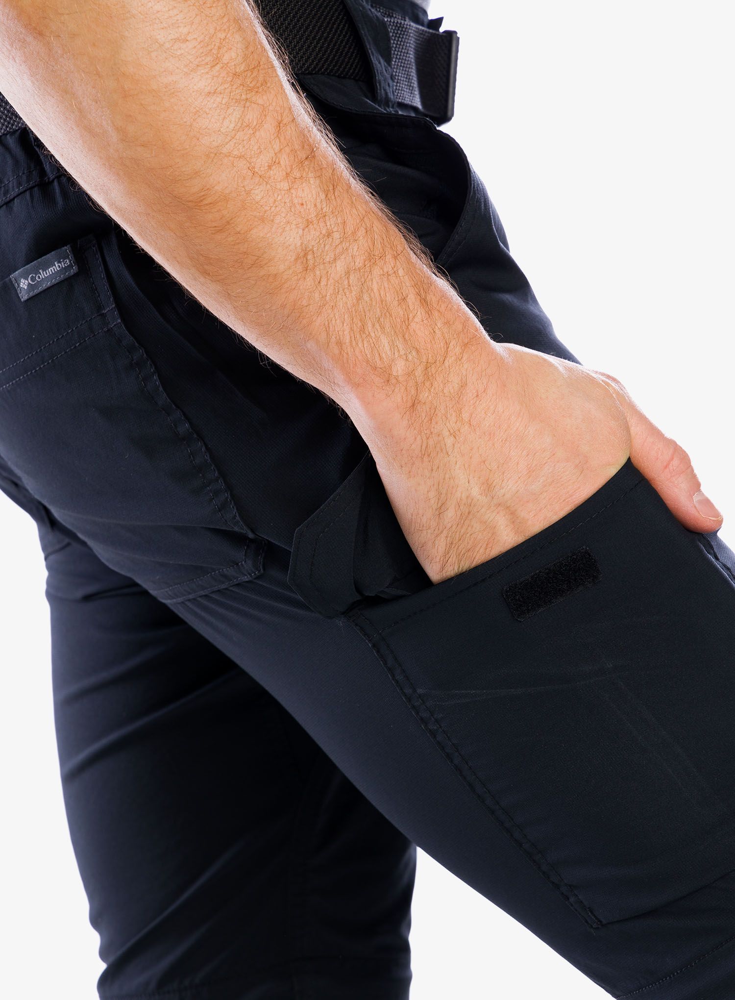 Pohodne hlače Columbia Silver Ridge Utility Convertible Pant - black