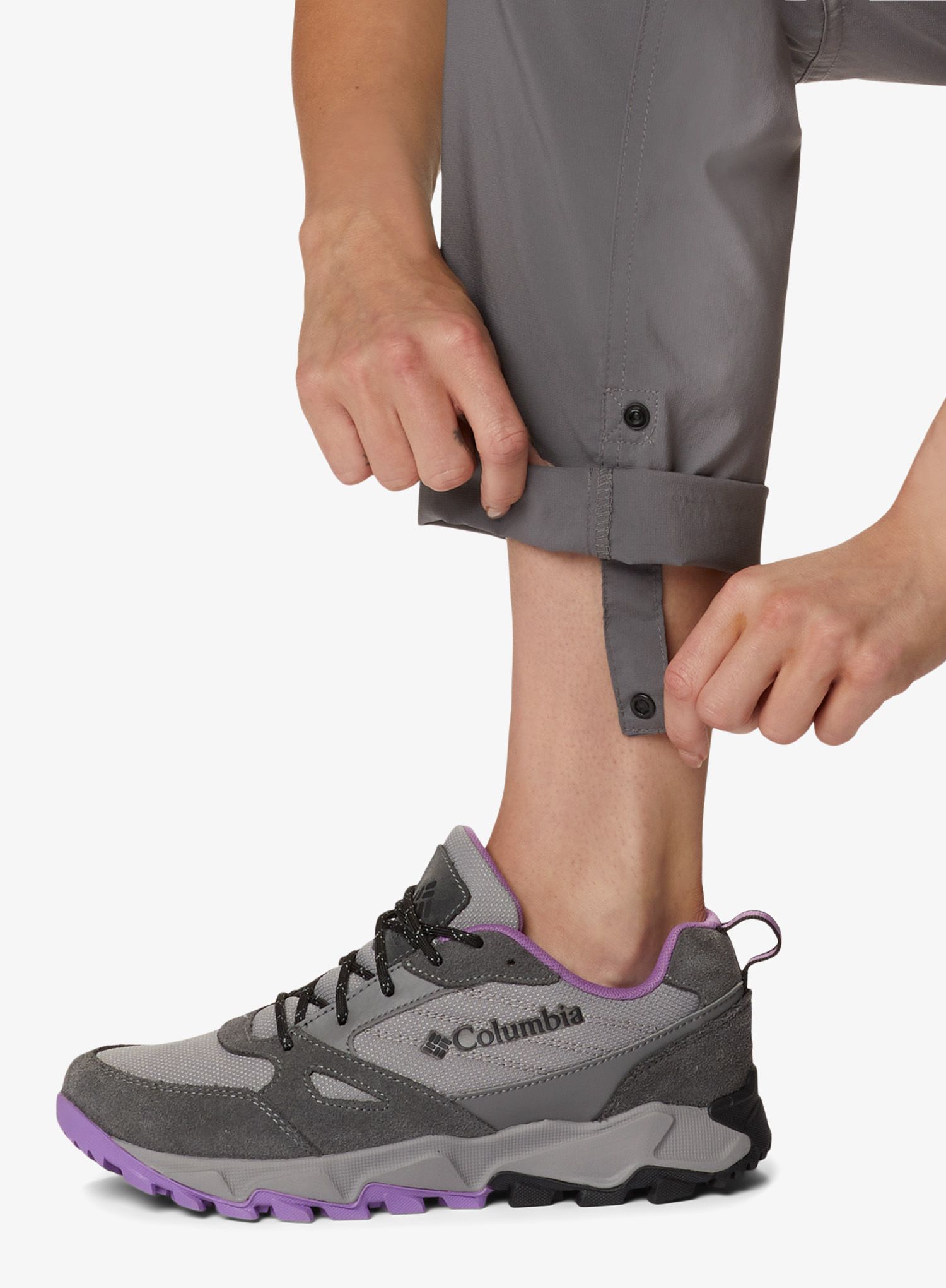 Ženske pohodniške hlače Columbia Silver Ridge Utility Convertible Pant - city grey