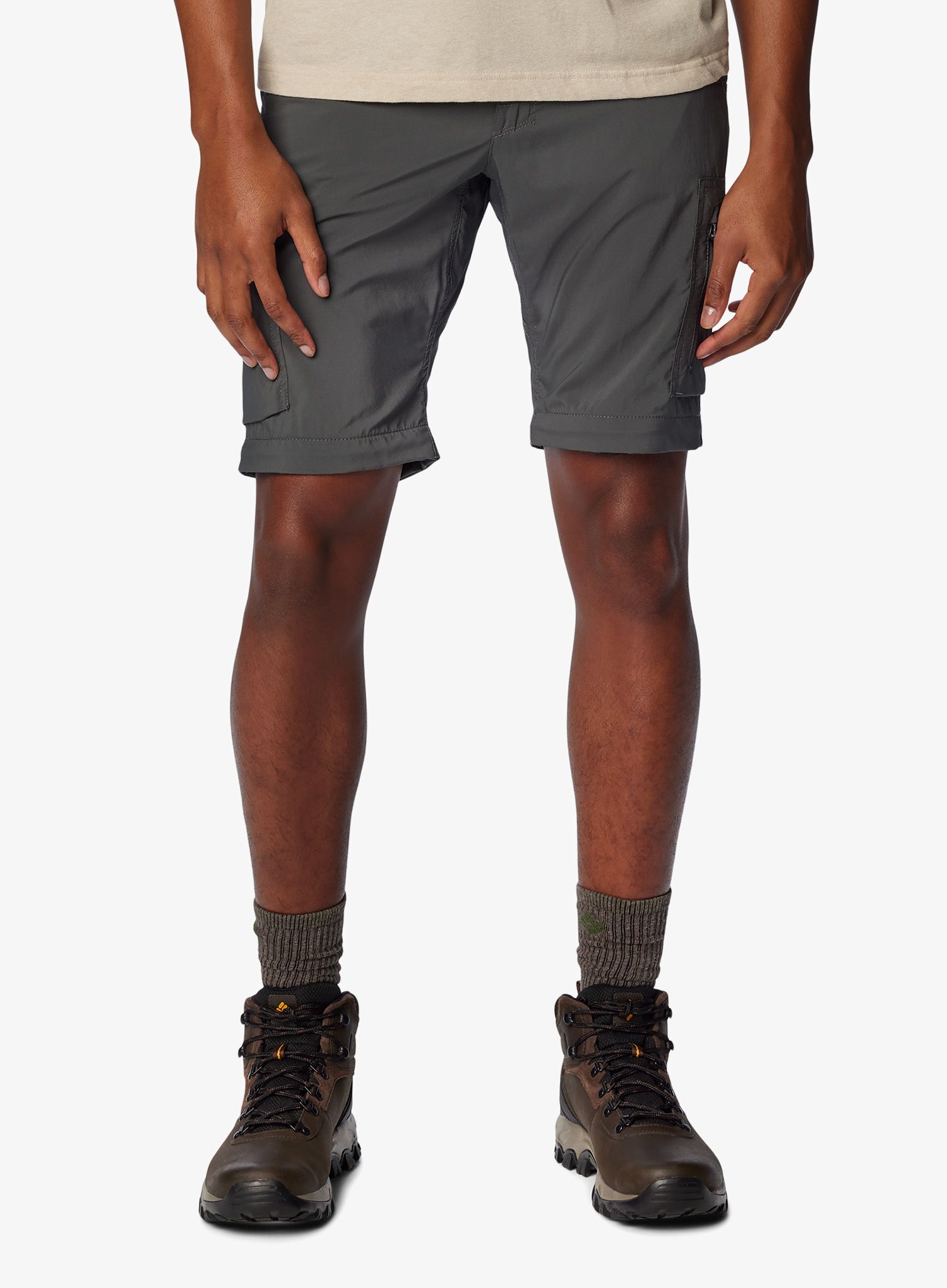 Pohodniške hlače Columbia Silver Ridge Utility Convertible Pant - grill