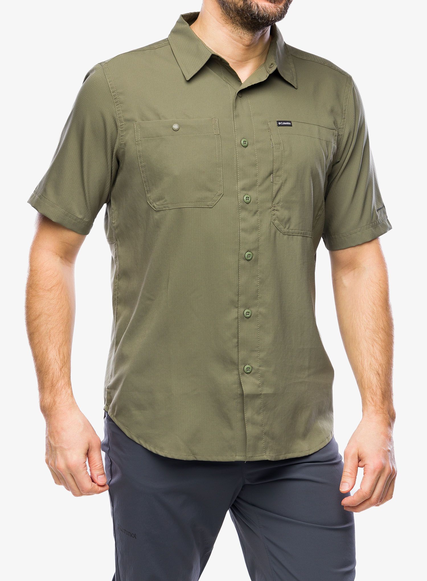 Srajca Columbia Silver Ridge Utility Lite Short Sleeve - stone green