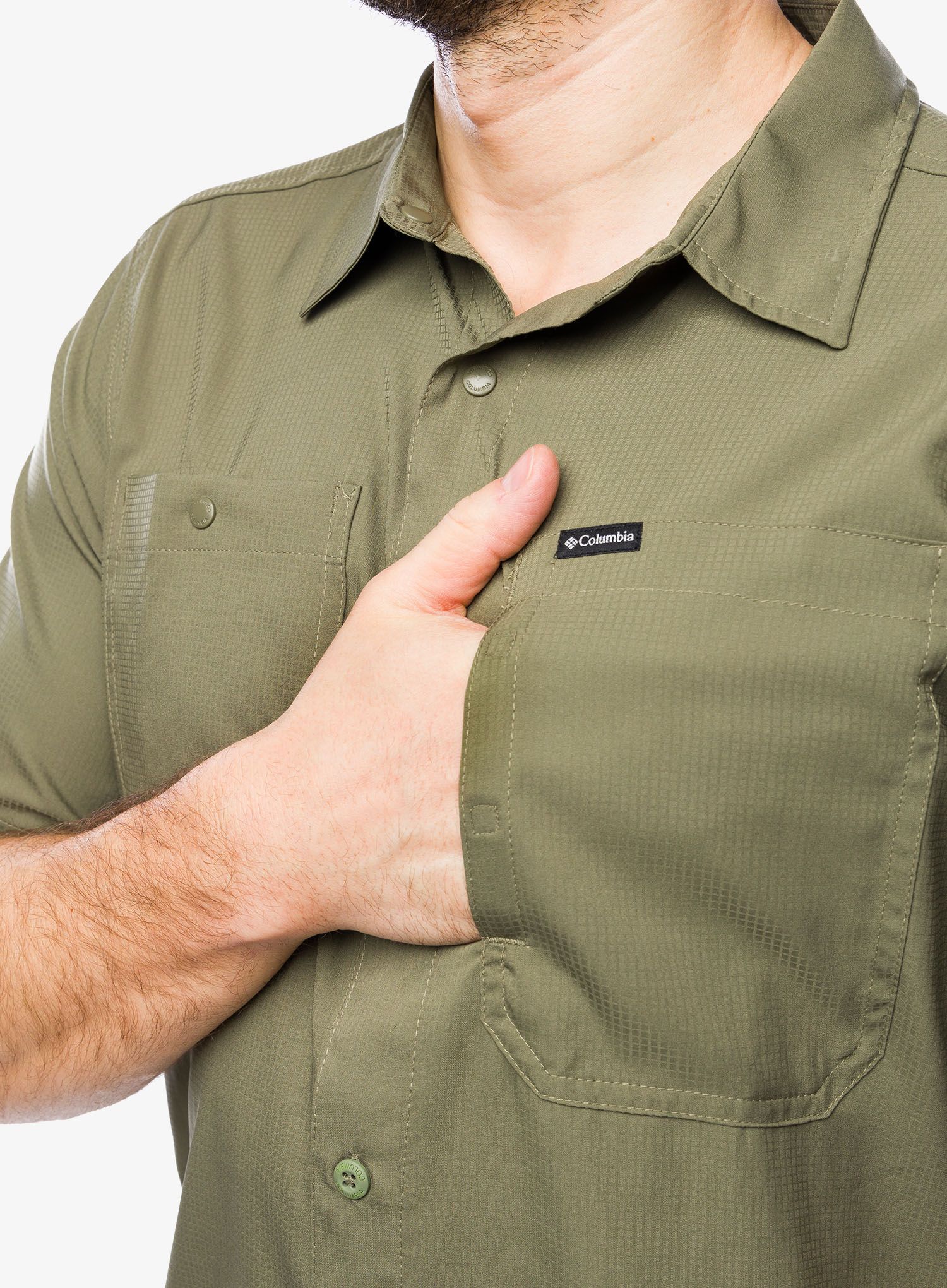 Srajca Columbia Silver Ridge Utility Lite Short Sleeve - stone green