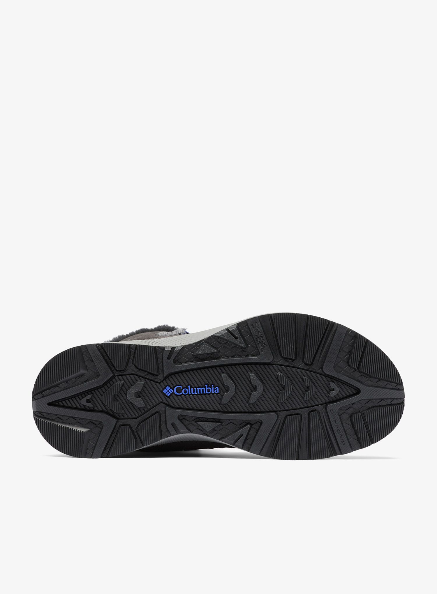 Ženski zimski čevlji Columbia Slopeside Peak Luxe - shark/clematis blue