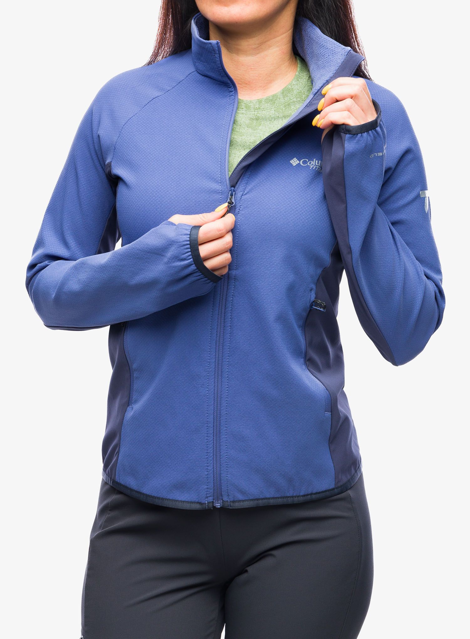 Ženska jopica z zadrgo Columbia Spectre Ridge Full Zip Tech Fleece - eve/nocturnal