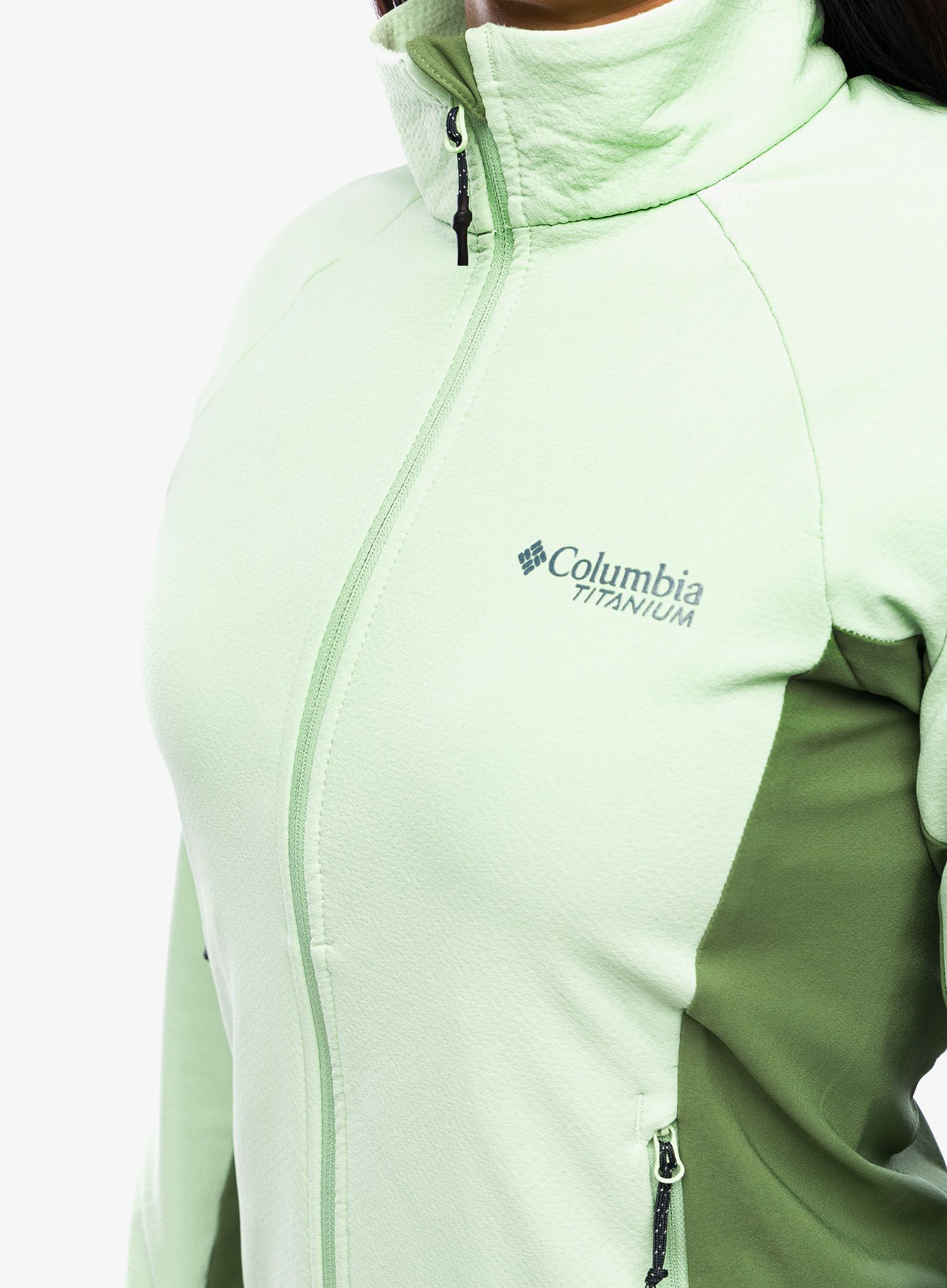 Ženski flis Columbia Spectre Ridge Full Zip Tech Fleece - sage leaf