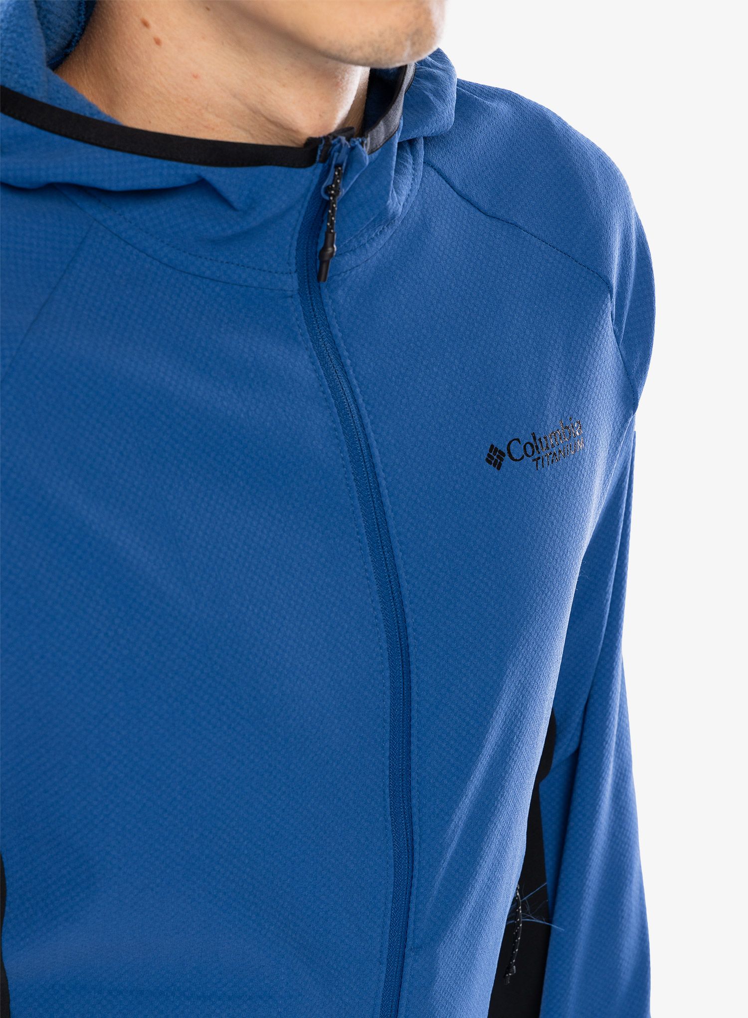 Jopica s kapuco Columbia Spectre Ridge Tech Fleece Hooded FZ II - mountain blue/black