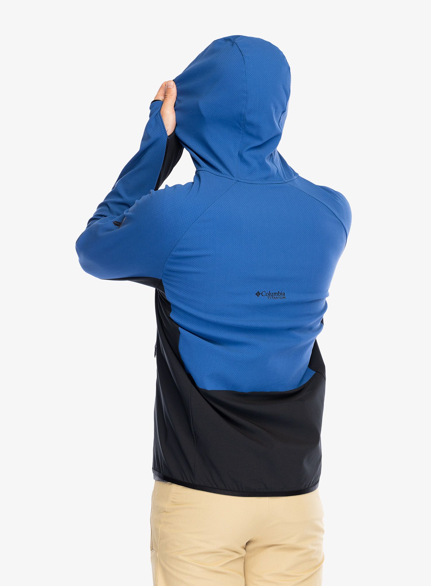 Jopica s kapuco Columbia Spectre Ridge Tech Fleece Hooded FZ II - mountain blue/black