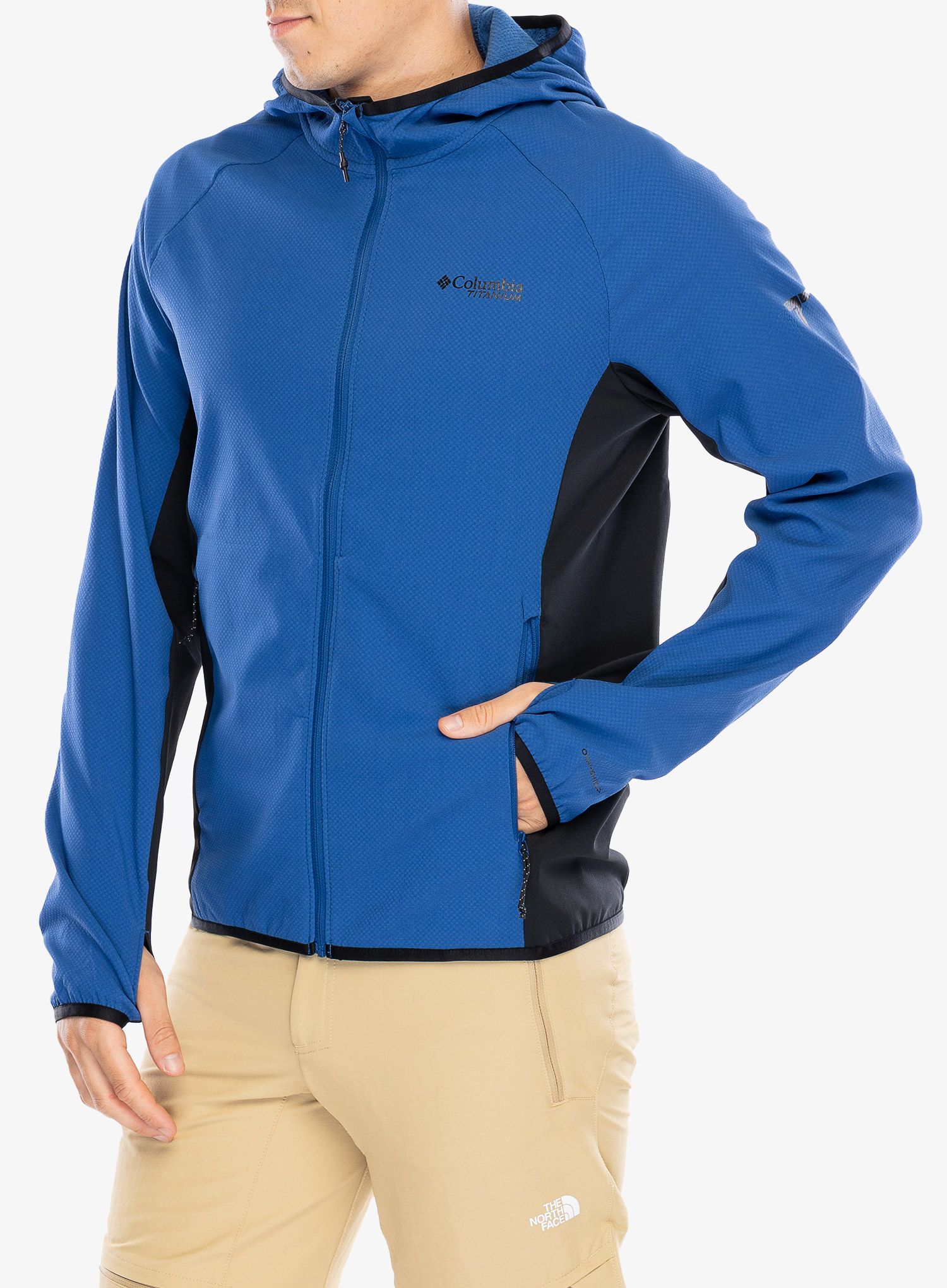 Jopica s kapuco Columbia Spectre Ridge Tech Fleece Hooded FZ II - mountain blue/black