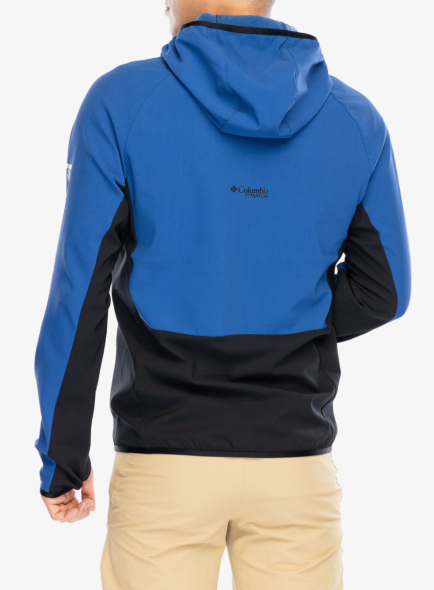 Jopica s kapuco Columbia Spectre Ridge Tech Fleece Hooded FZ II - mountain blue/black