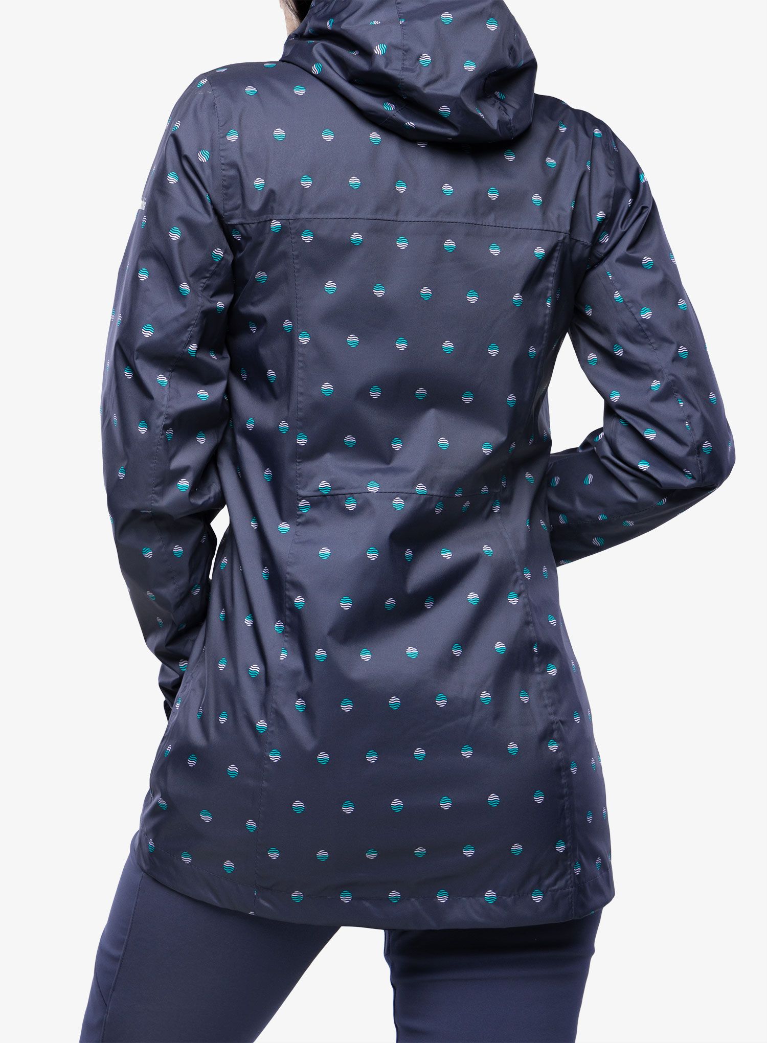 Ženska nepremočljiva jakna Columbia Splash A Little II Jacket - nocturnal swell dots print
