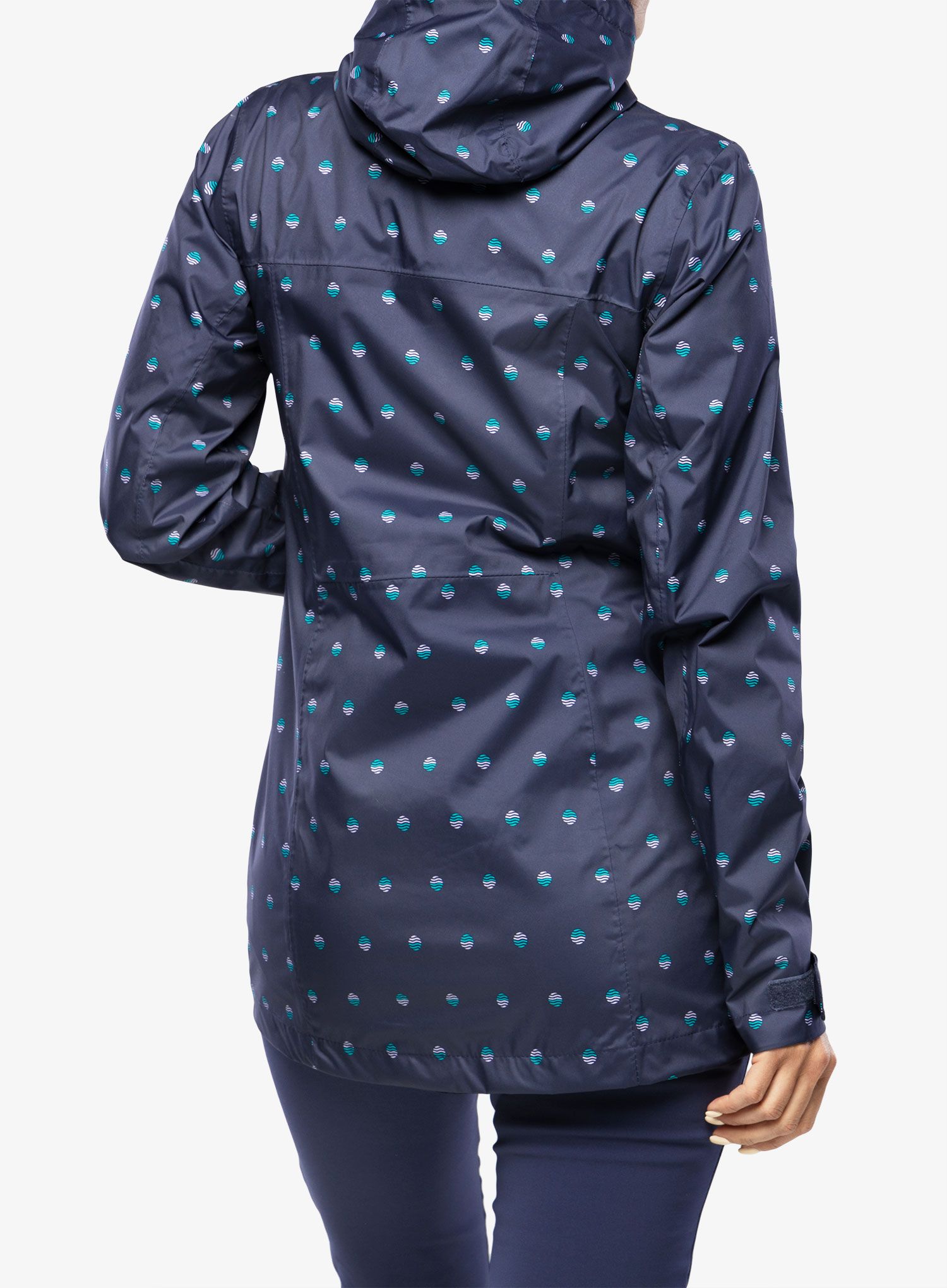 Ženska nepremočljiva jakna Columbia Splash A Little II Jacket - nocturnal swell dots print